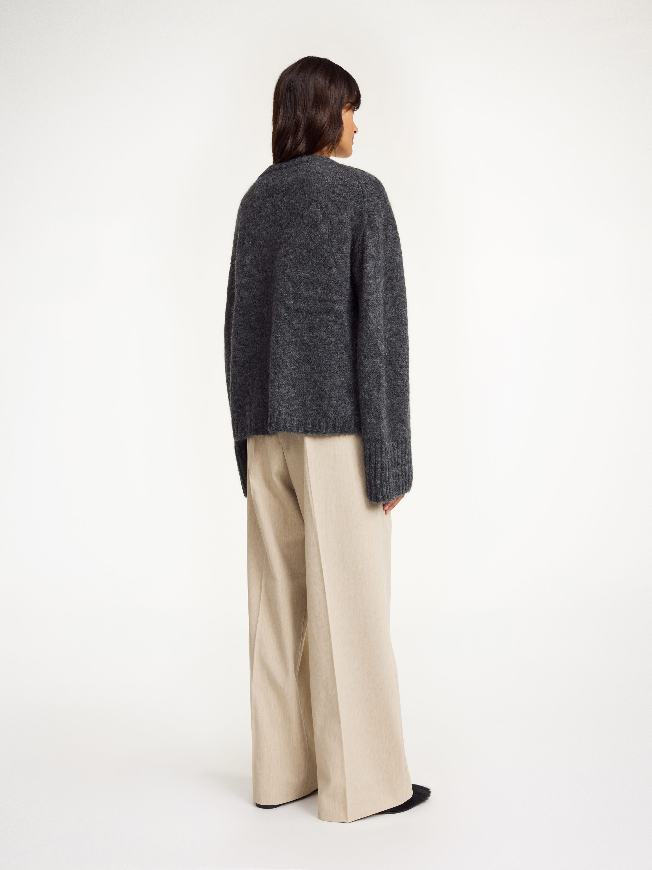 By Malene Birger Cierra Sweater In Grey Melange