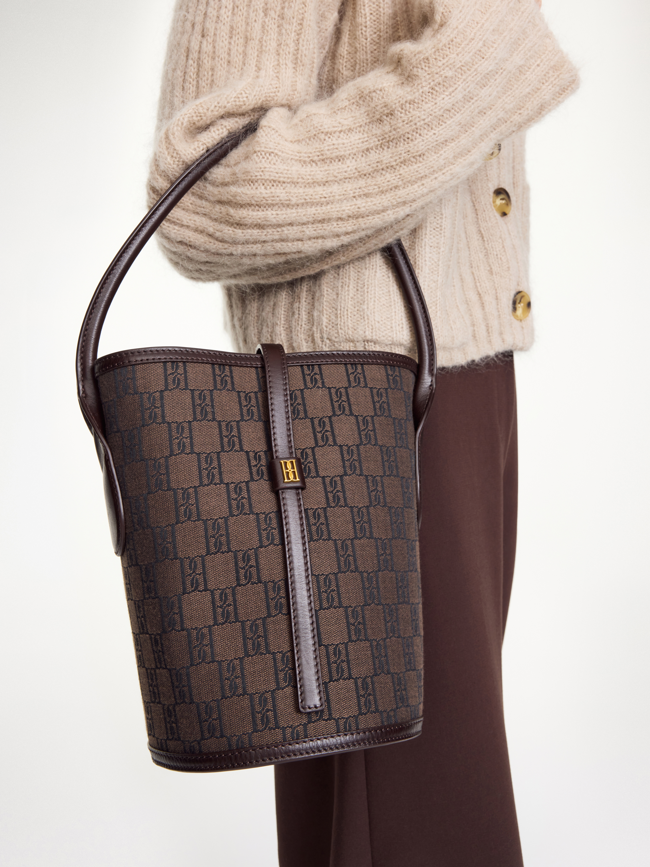 By Malene Birger Marylle Bucket Bag In Brown