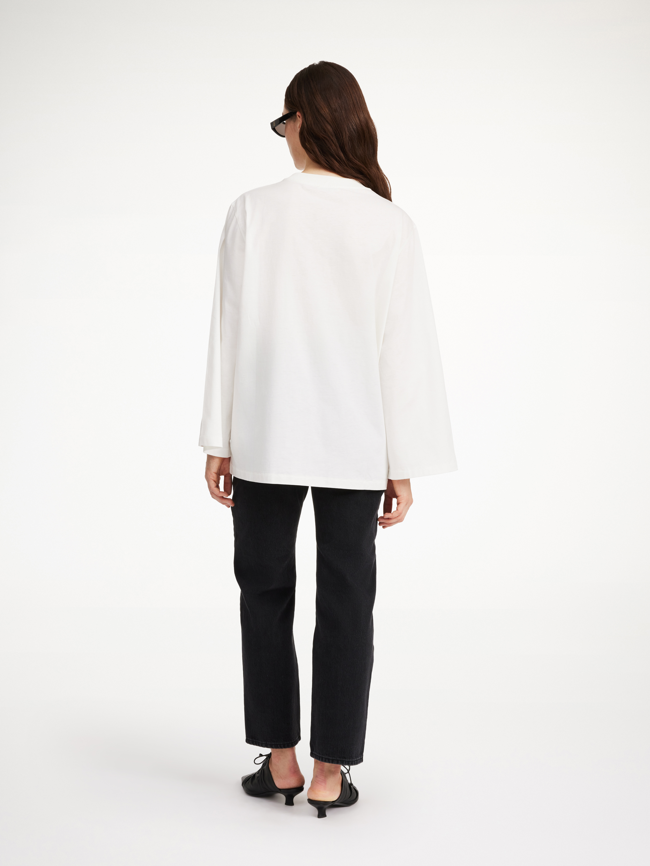 By Malene Birger Fayeh Oversized Longsleeve In Soft White
