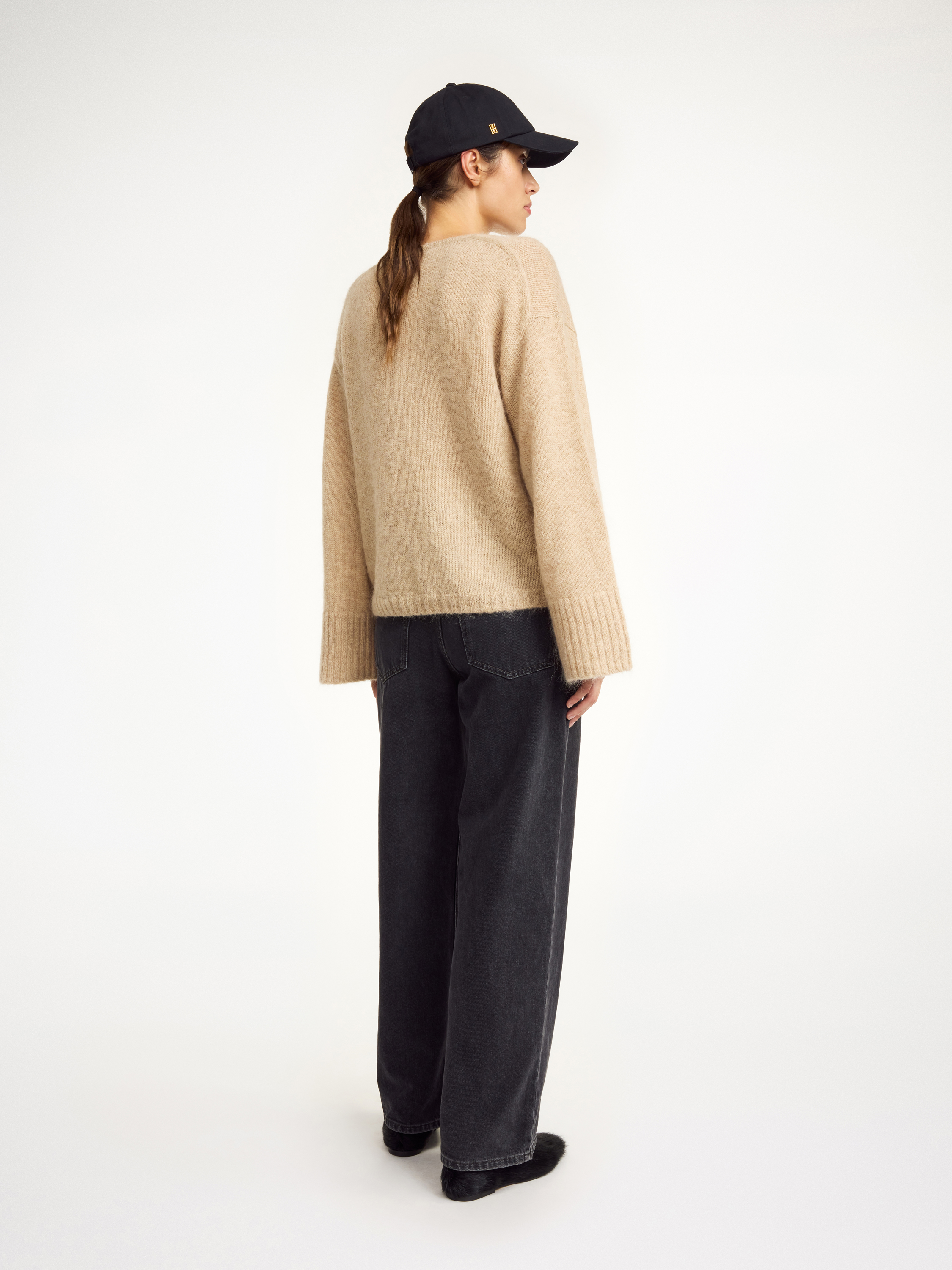 By Malene Birger Cimone Sweater In Twill Beige
