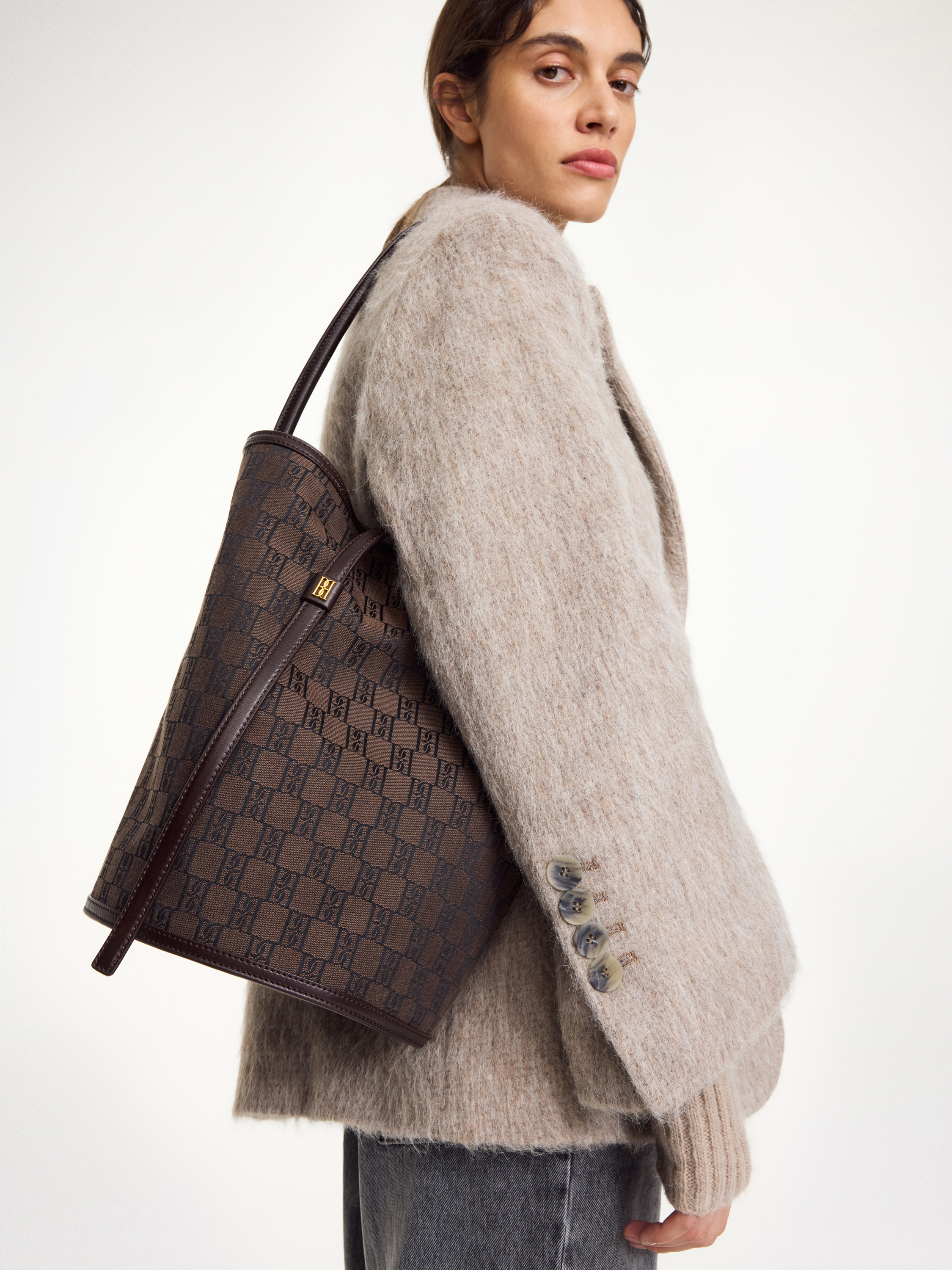 By Malene Birger Maryllon Bucket Bag In Brown