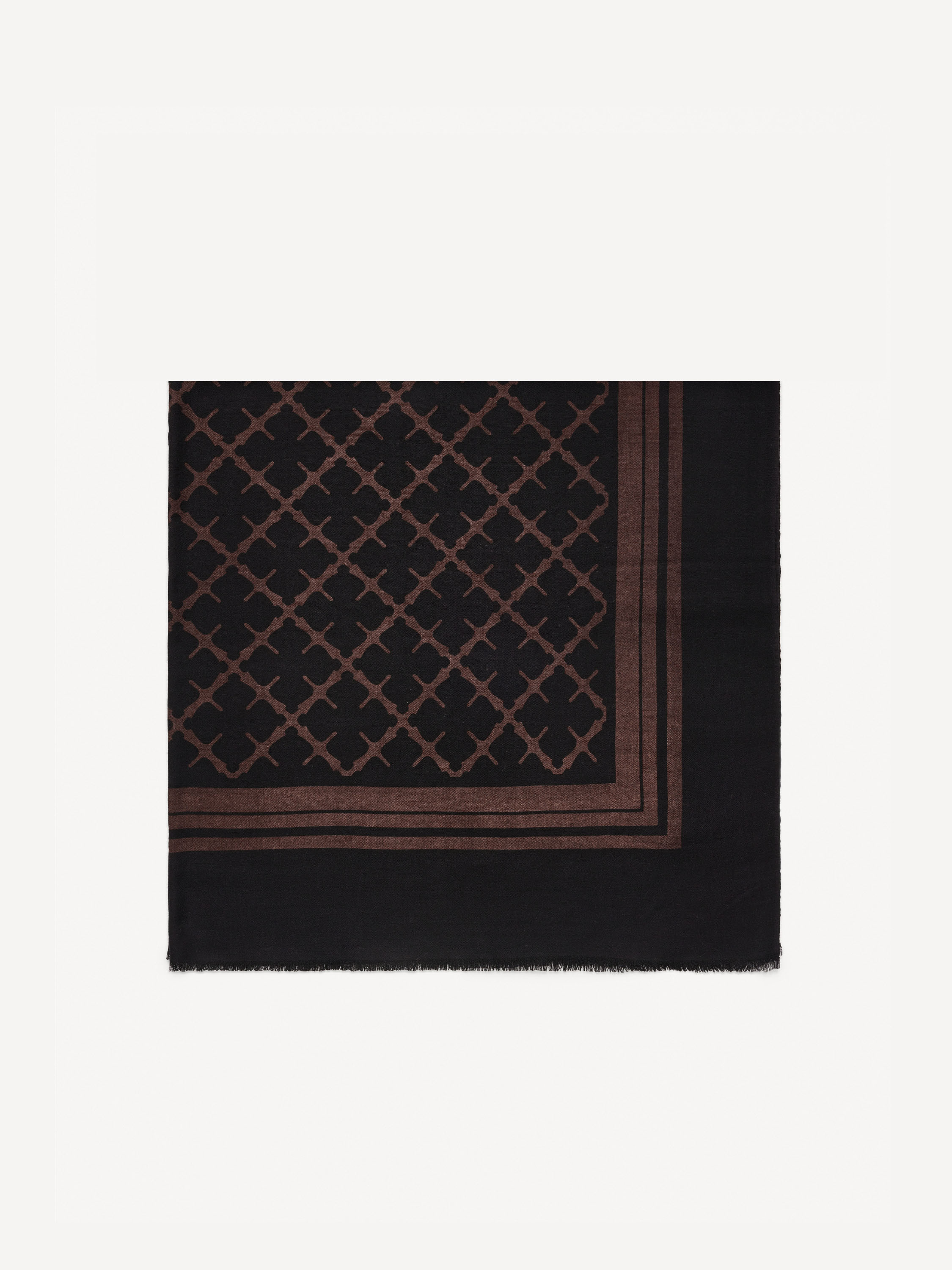 By Malene Birger Cornelis Wool Scarf In Dark Chokolate