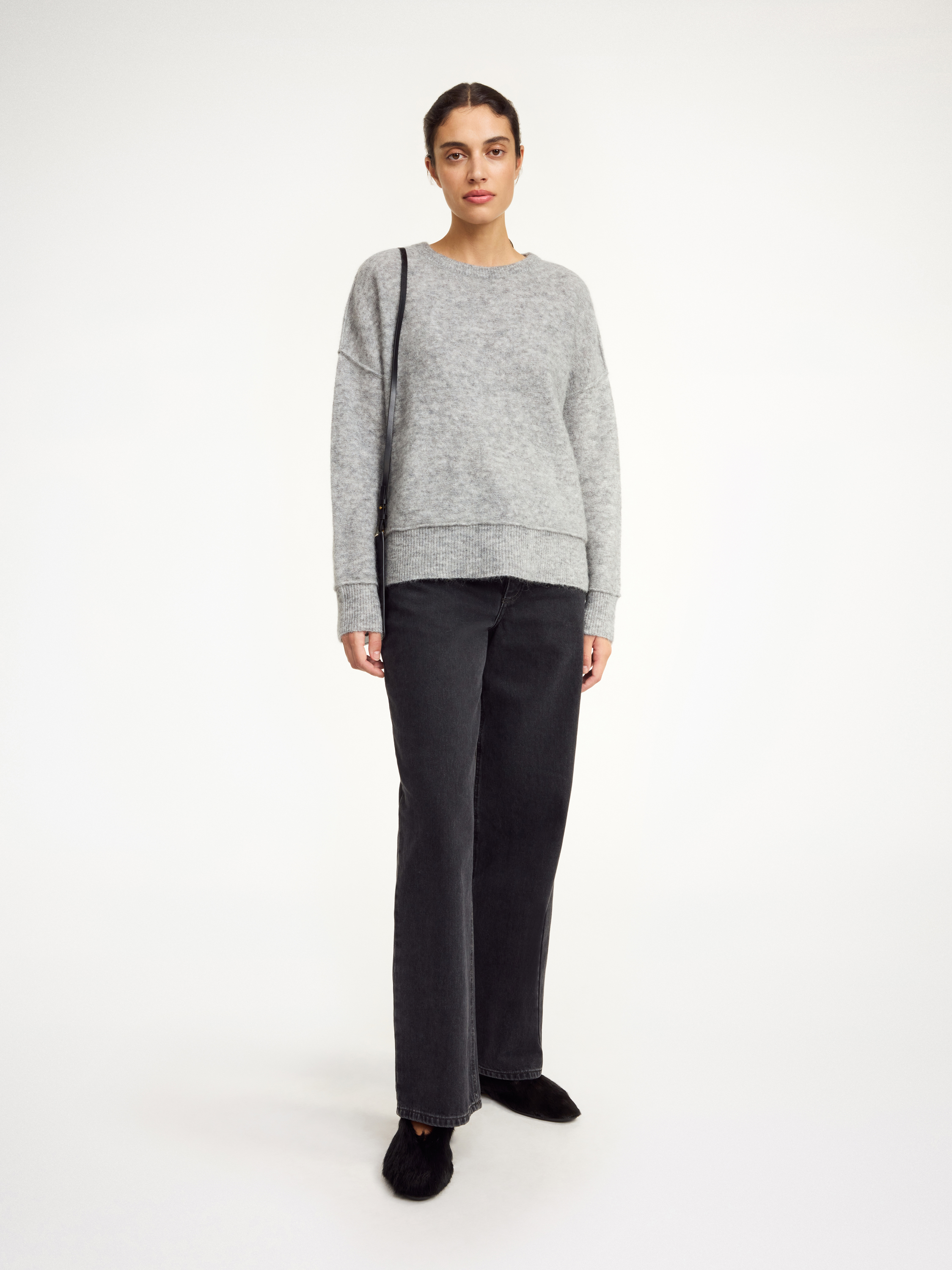 By Malene Birger Donna Grey Melange Biagiorms Sweater Extra Grande
