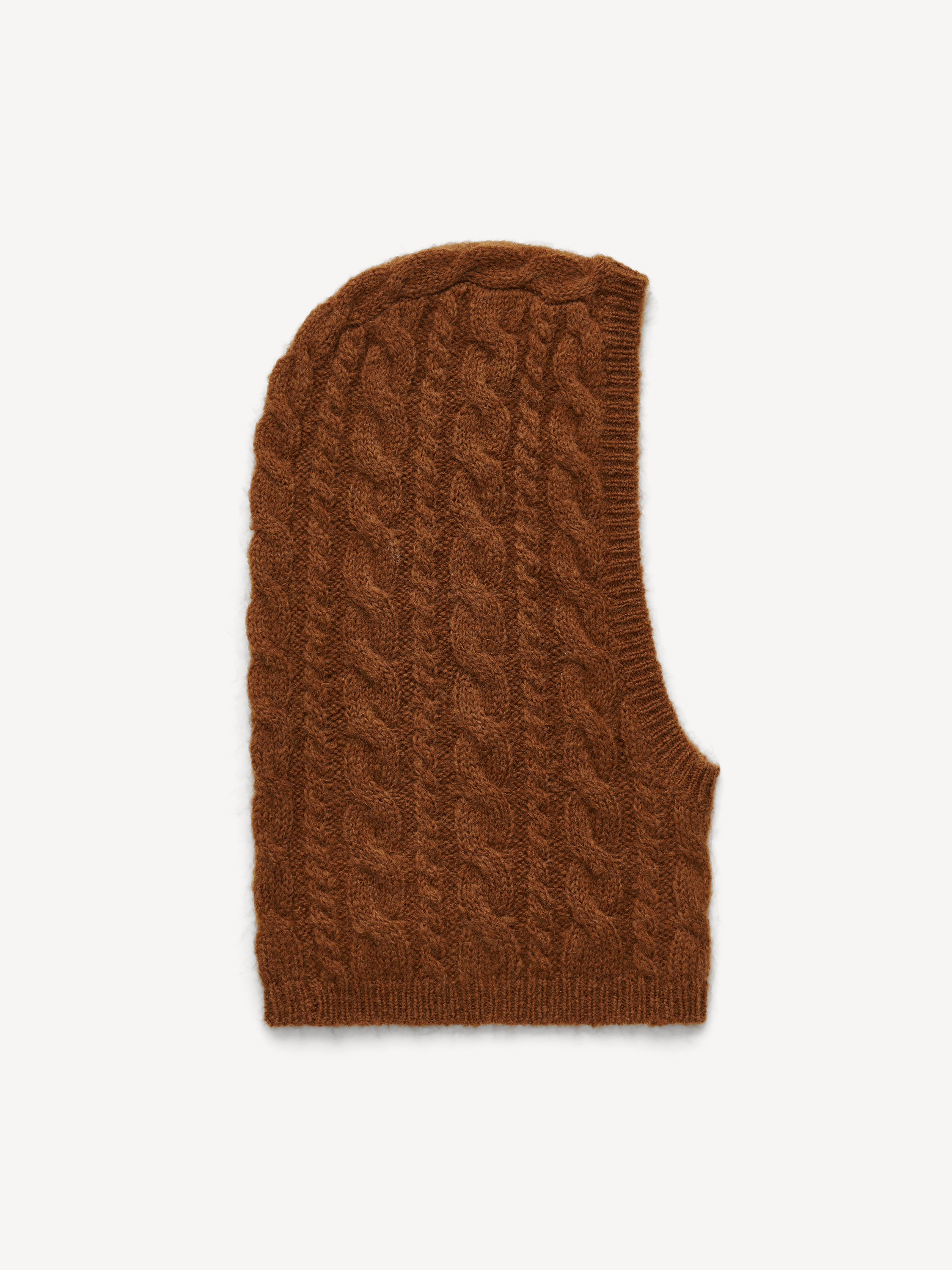 By Malene Birger Renima Wool Balaclava In Bison