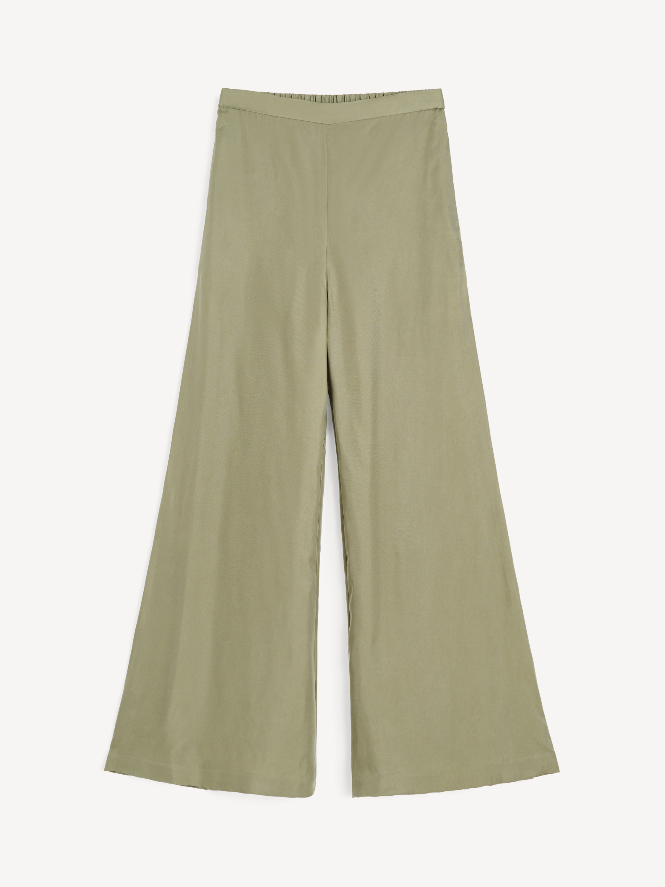 By Malene Birger Women's Deep Lichen Green Lucee Cupro Trousers Size 42