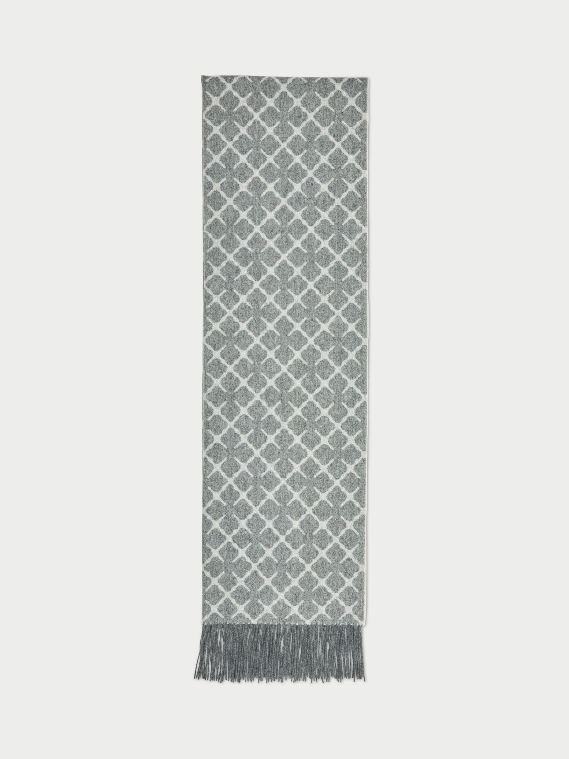 By Malene Birger Ortega Cashmere-blend Scarf In Grey Melange