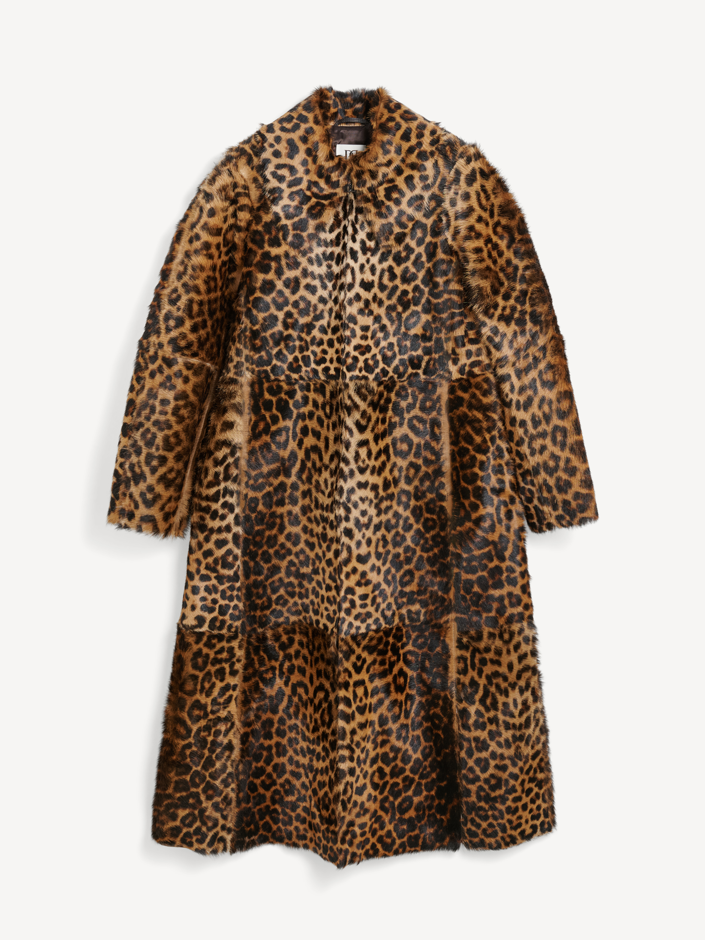 By Malene Birger Rafaia Animal-printed Calf Fur Coat In Leopard