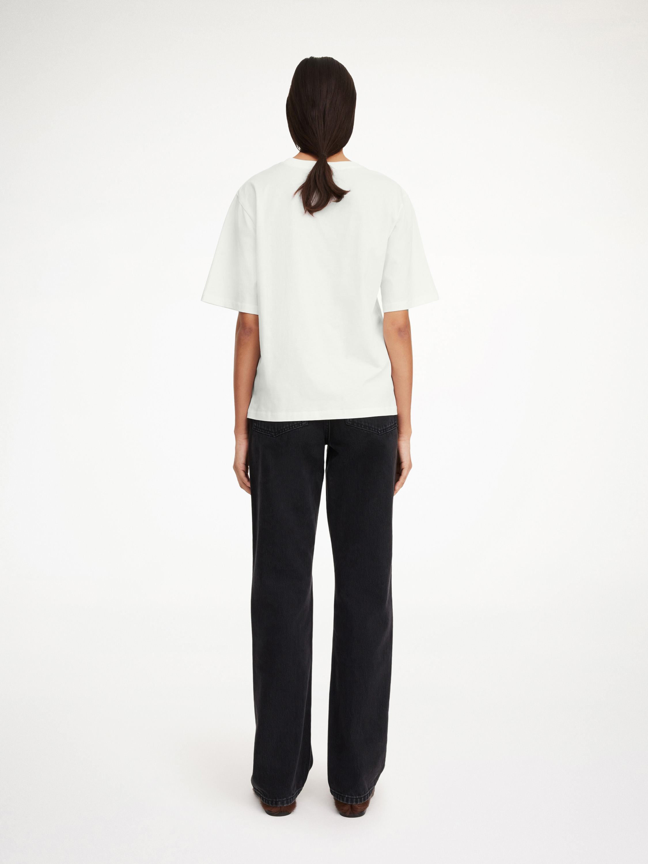 By Malene Birger Hedil T-shirt In Soft White
