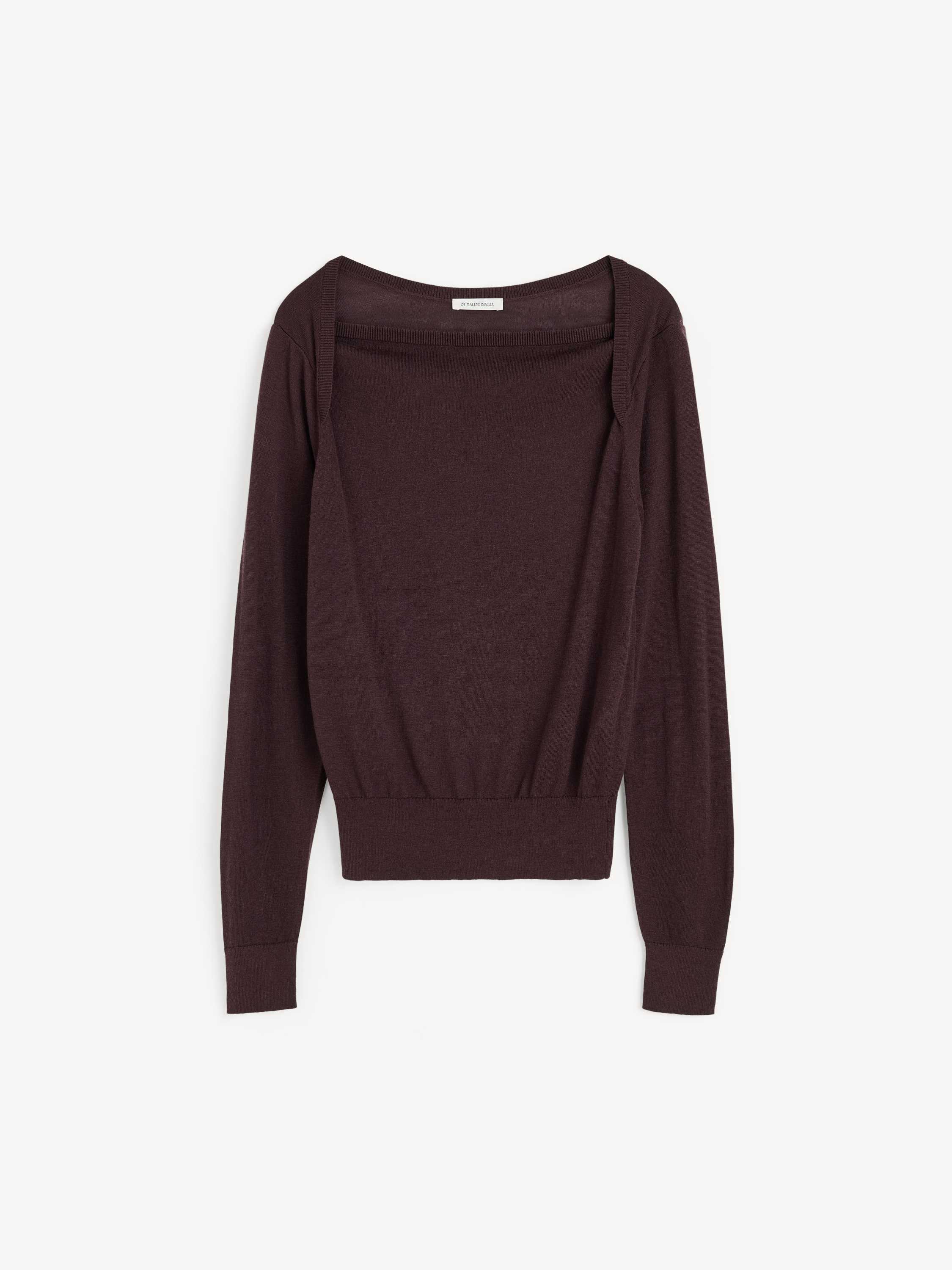 By Malene Birger Women's Aubergine Gwen Sweater Xxs