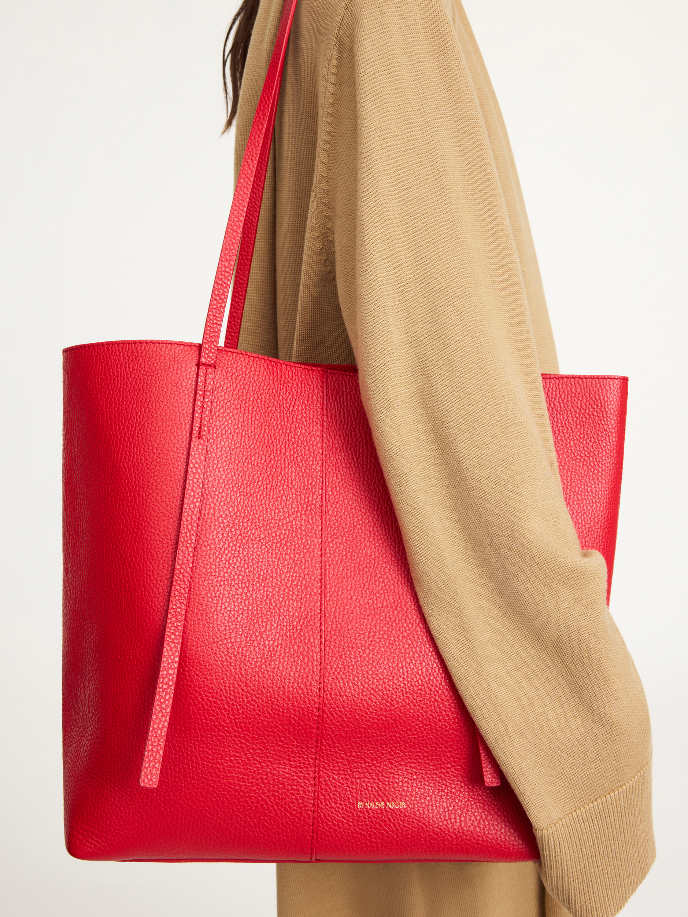 BY MALENE BIRGER ABILSO LEATHER TOTE BAG