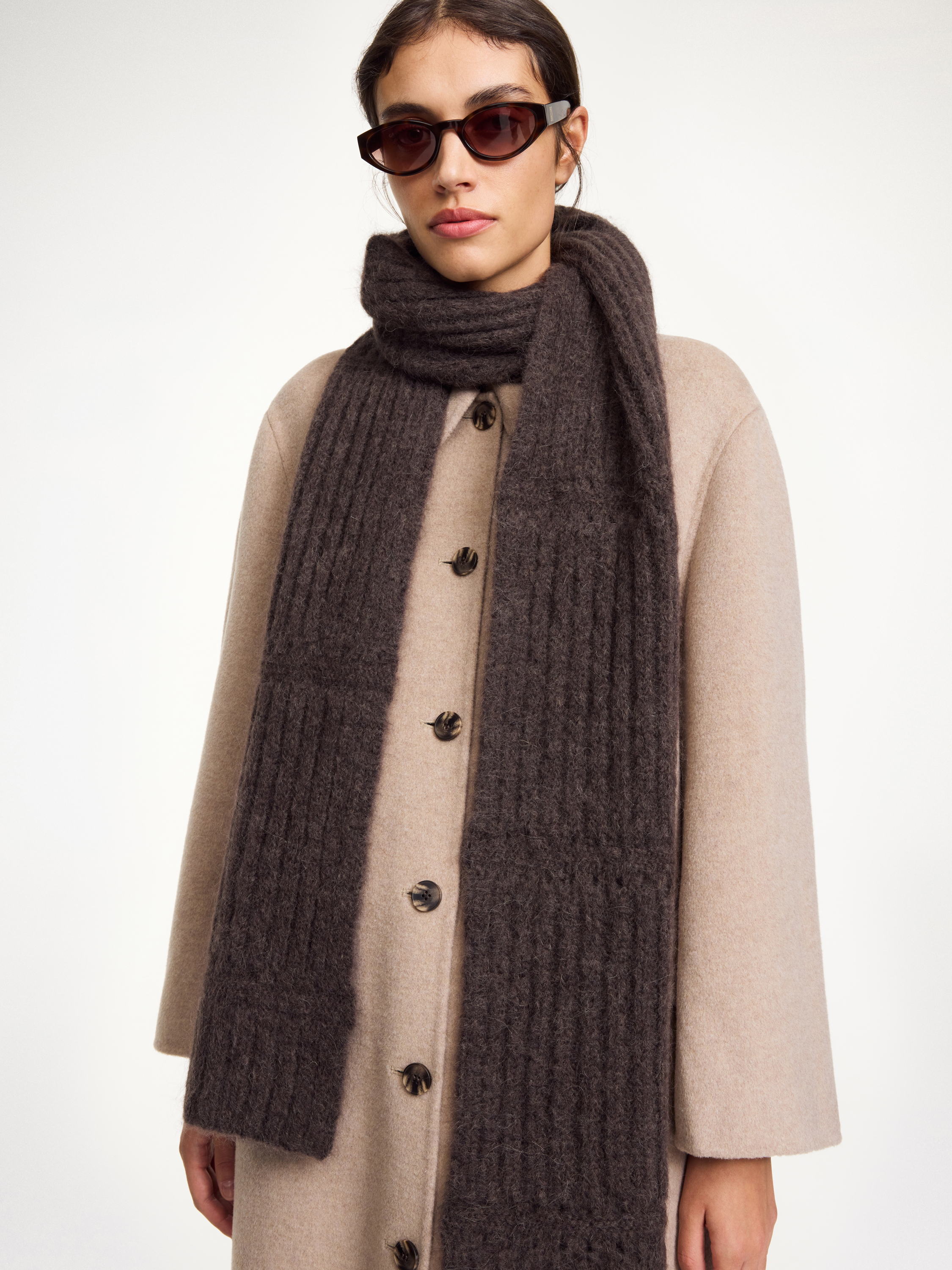 By Malene Birger Gam Scarf In Brown