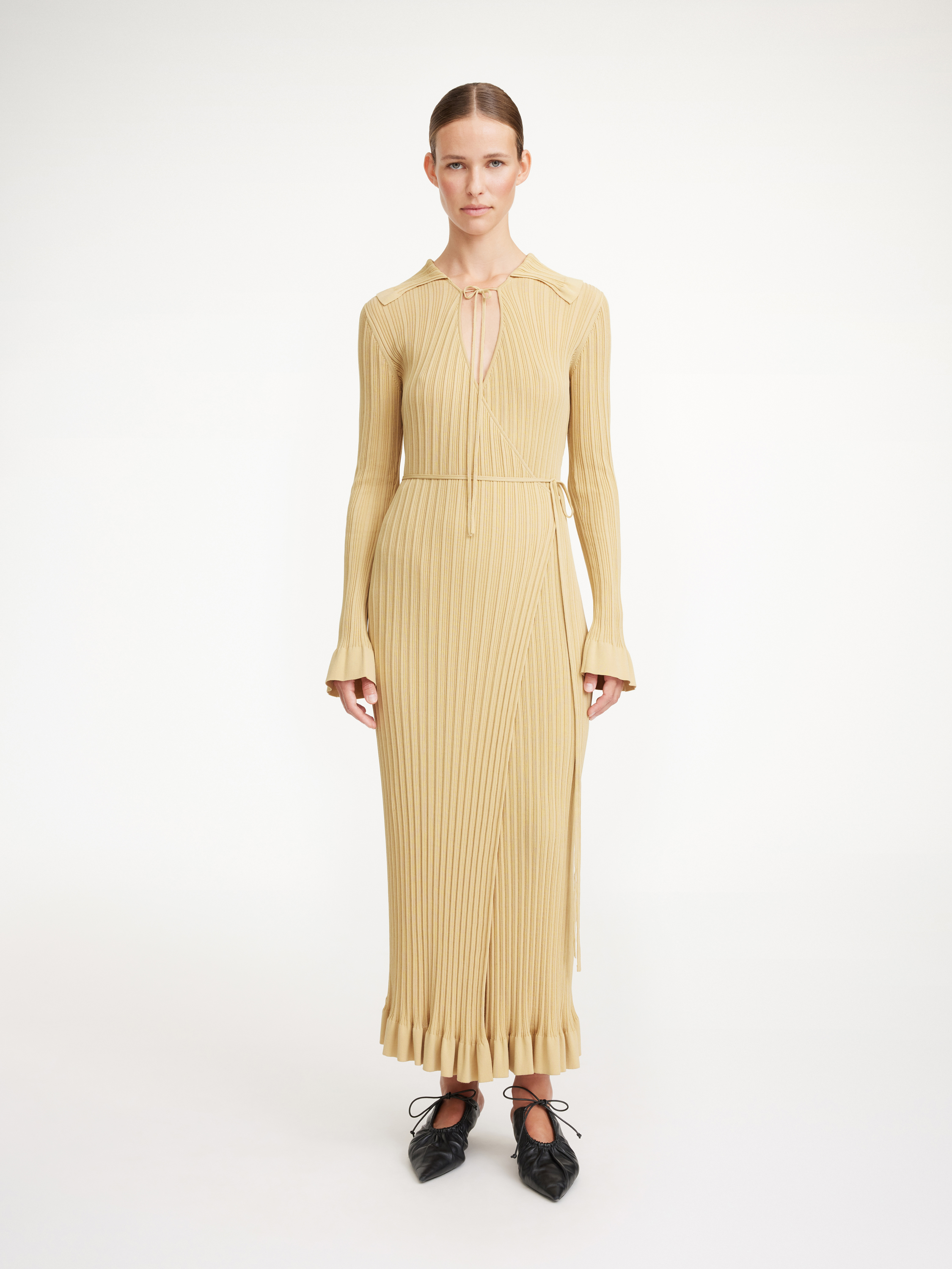 By Malene Birger Gianina Maxi Dress In Warm Sand