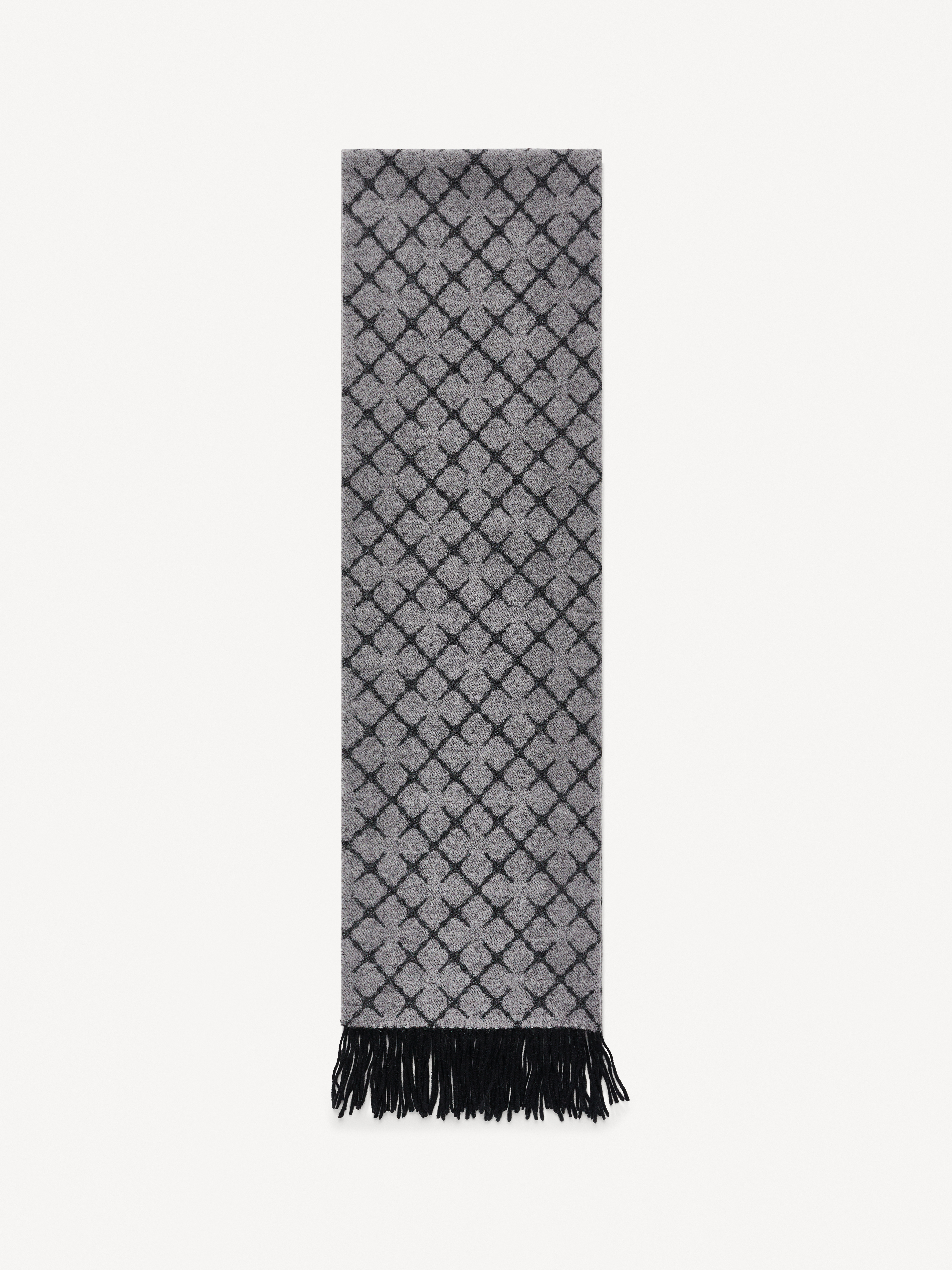 By Malene Birger Women's Light Grey Melange Ortega Cashmere-Blend Scarf