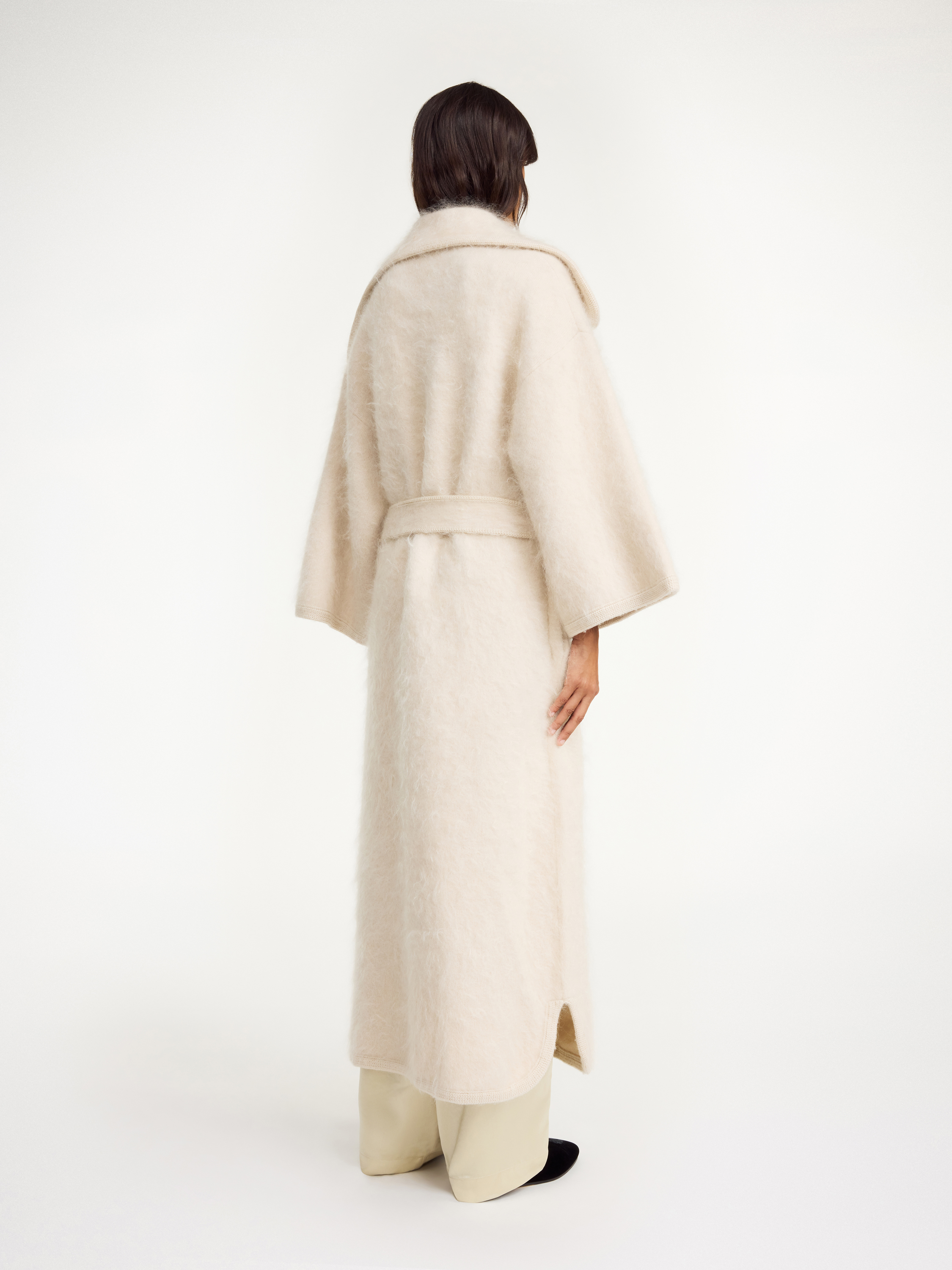 Shop By Malene Birger Mirano Coat In Oyster Gray