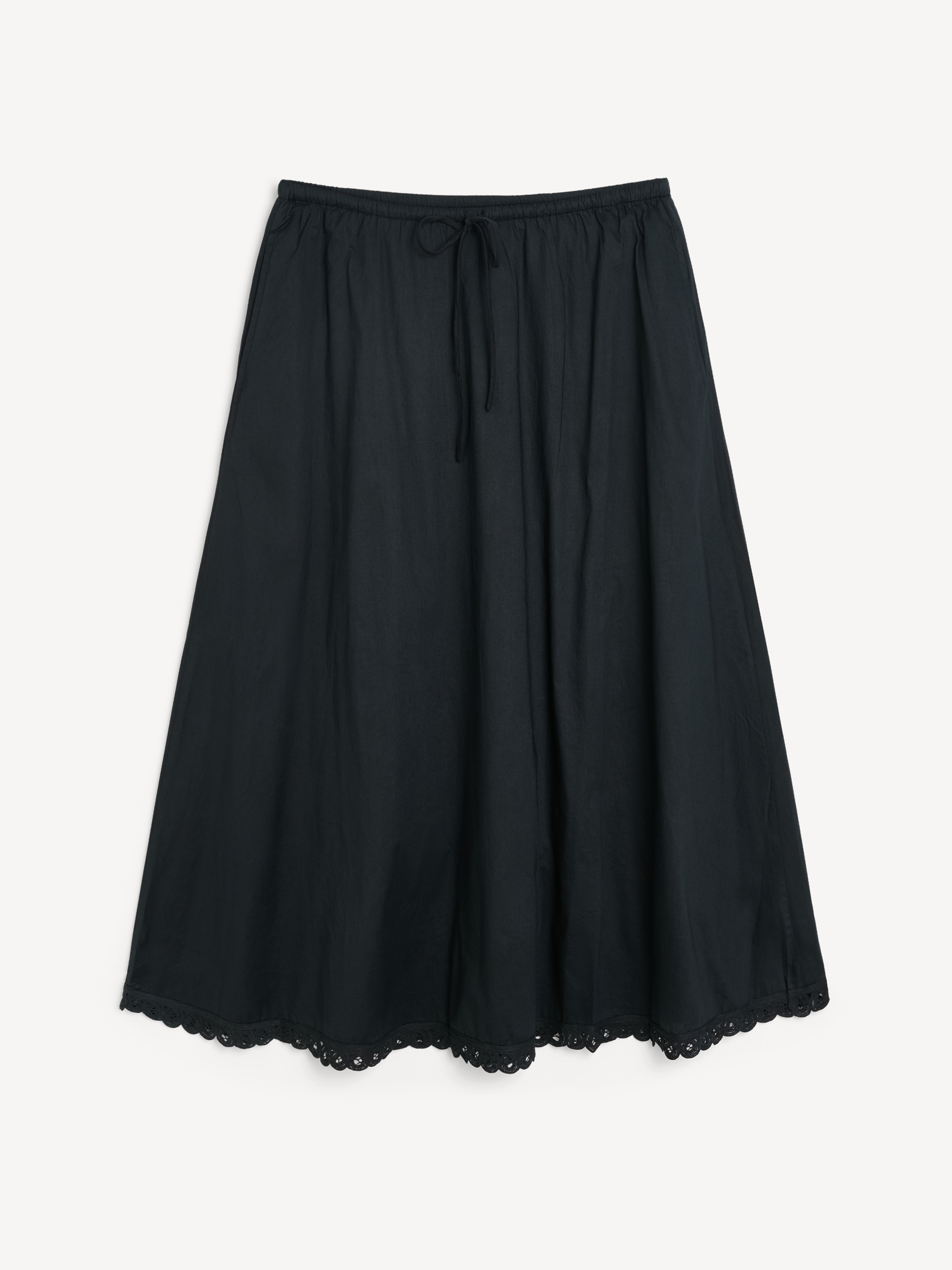 By Malene Birger Pheobes Organic Cotton Skirt In Black