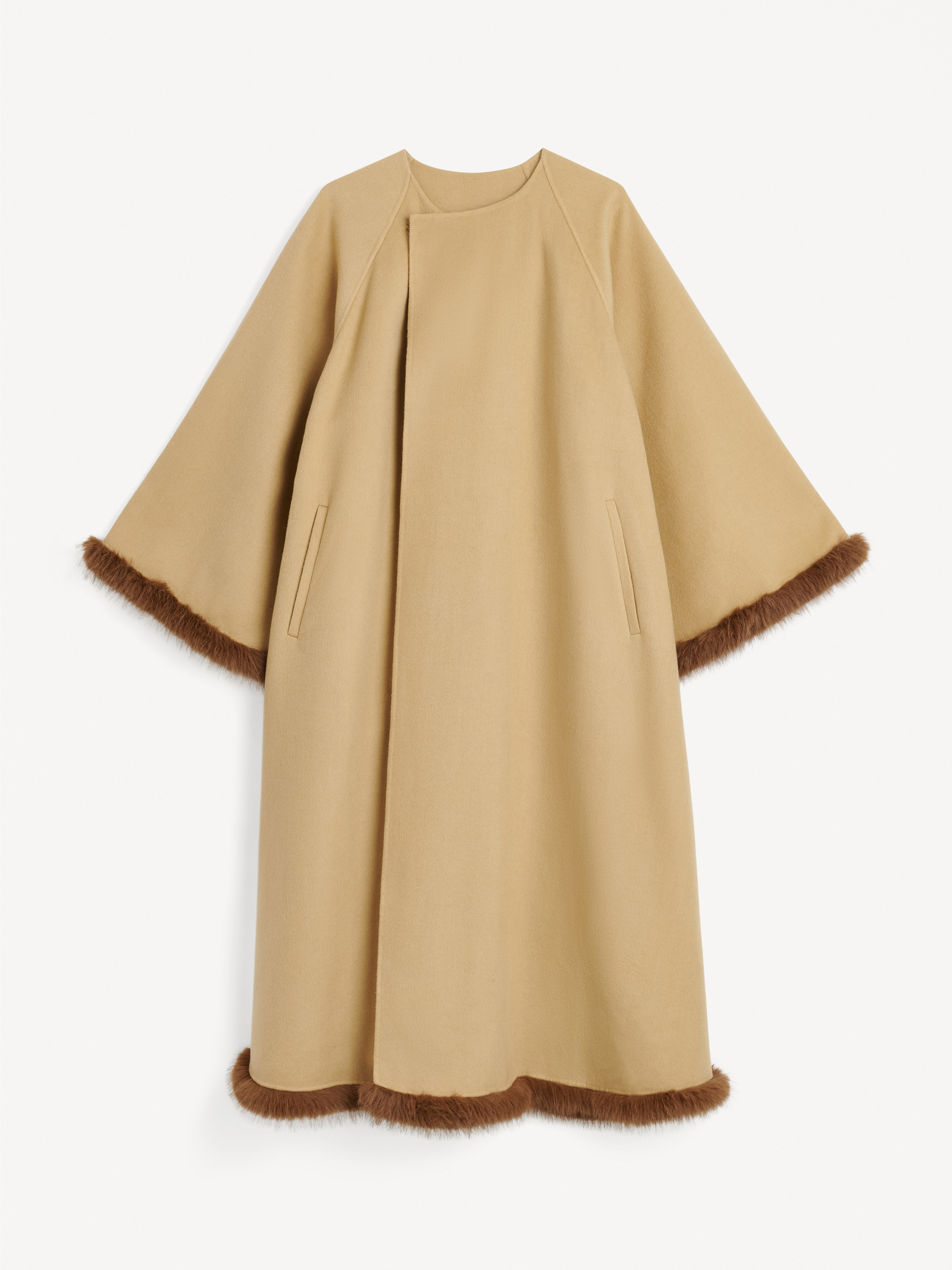 By Malene Birger Women's Dark Sand Dalimas Wool Coat Extra Small
