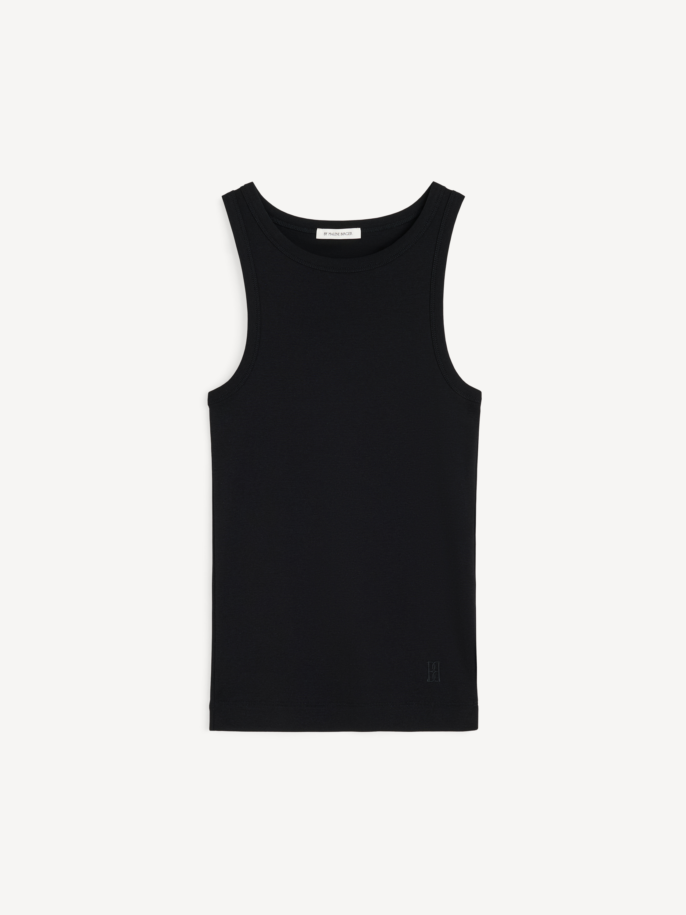 By Malene Birger Women's Black Mani Organic Cotton Tank Top Extra Small