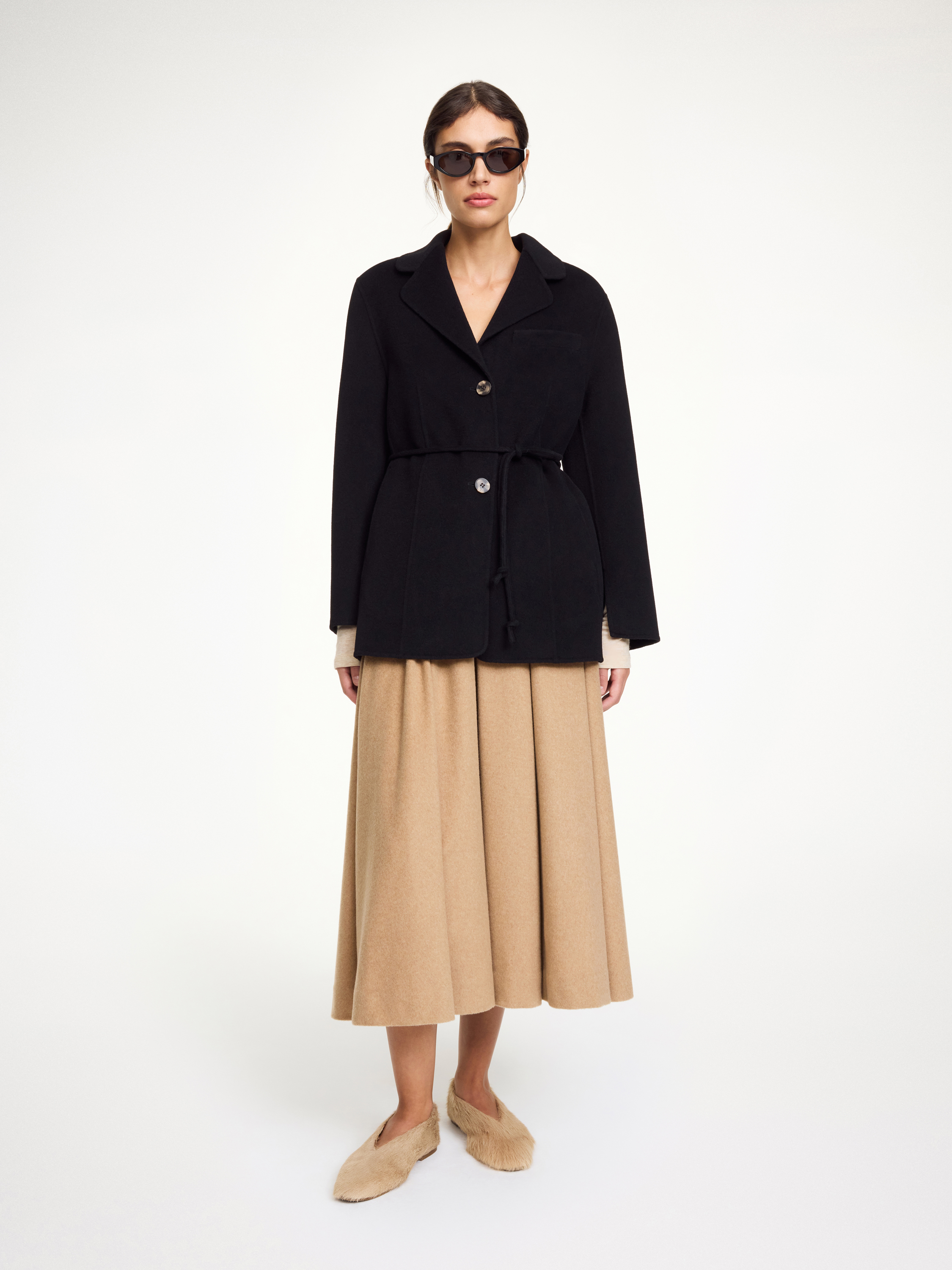 By Malene Birger Hellen Single-breasted Wool Blazer In Black