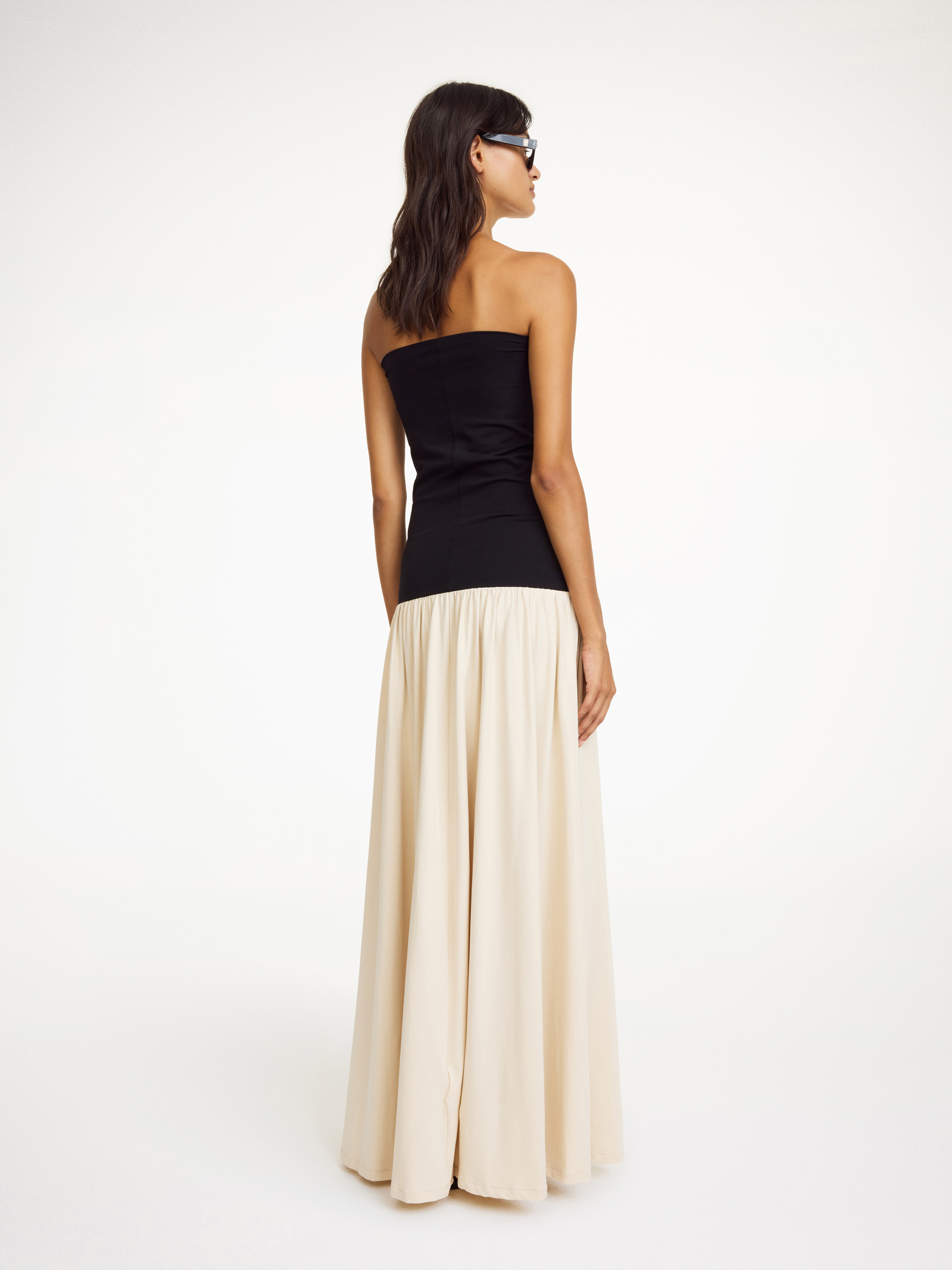 By Malene Birger Marciella Maxi Dress In Oyster Gray