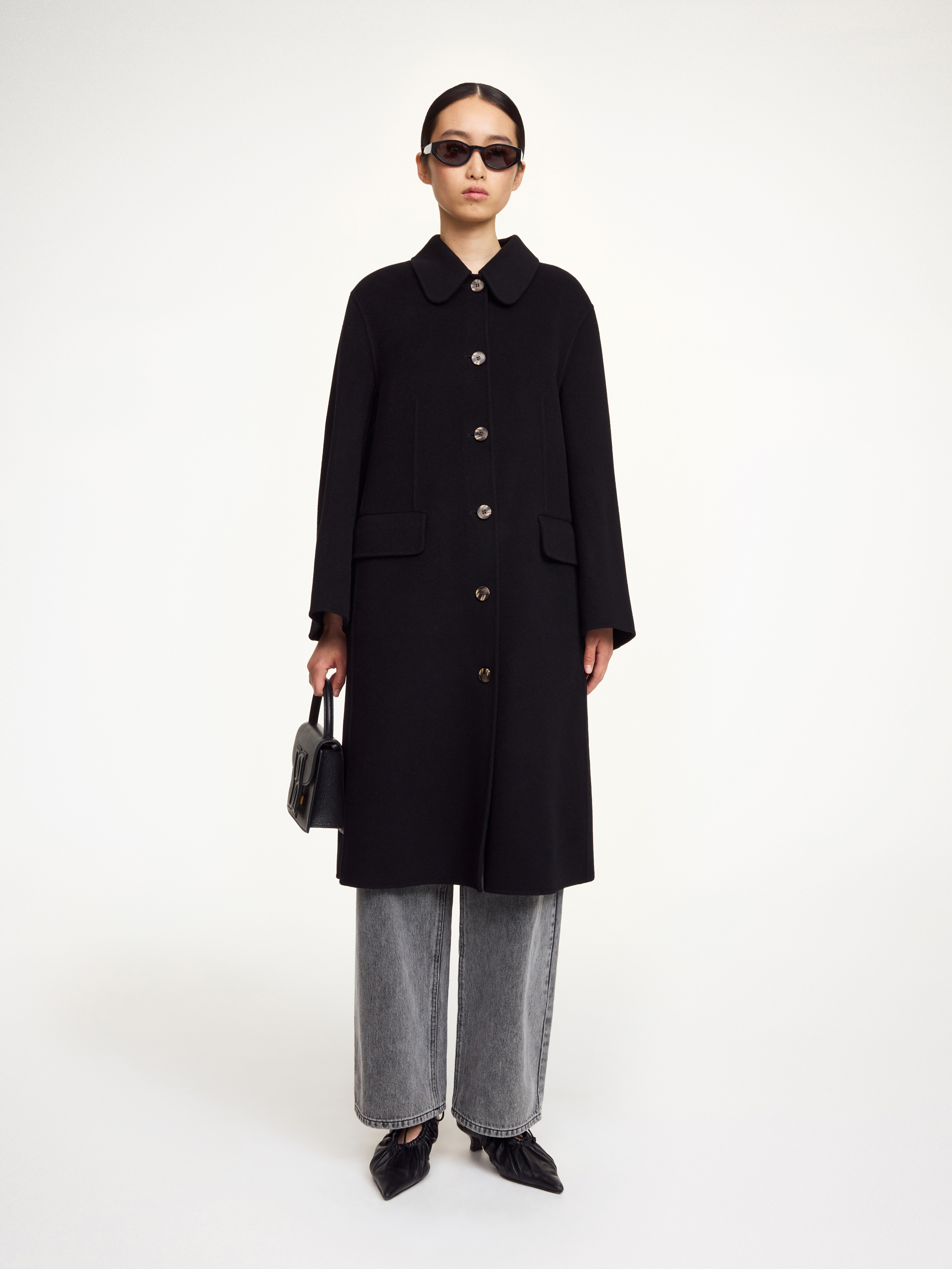 By Malene Birger Maelle Wool Coat In Black