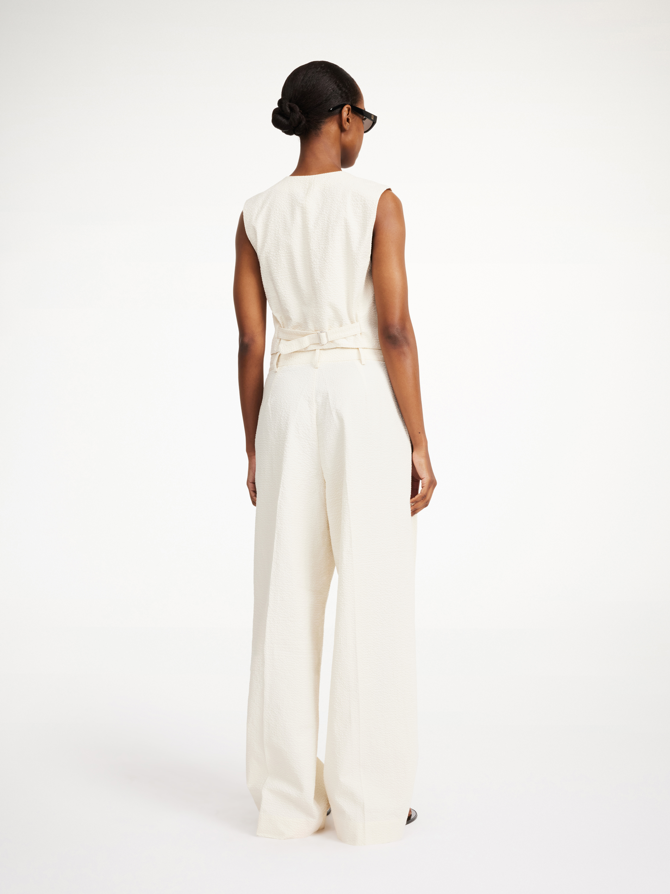 By Malene Birger Blaire Waistcoat In Soft White