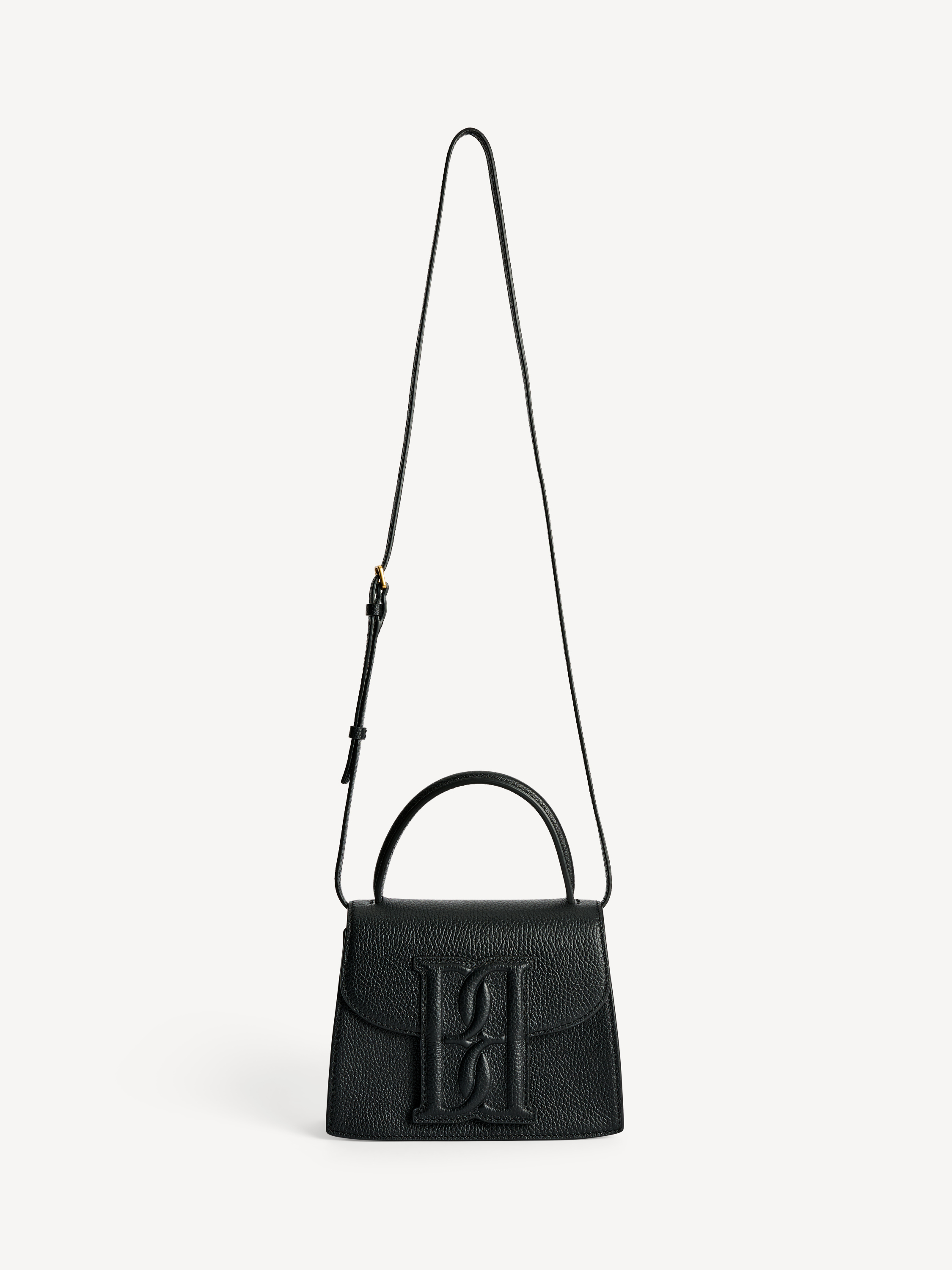 By Malene Birger Ramil Leather Shoulder Bag In Black