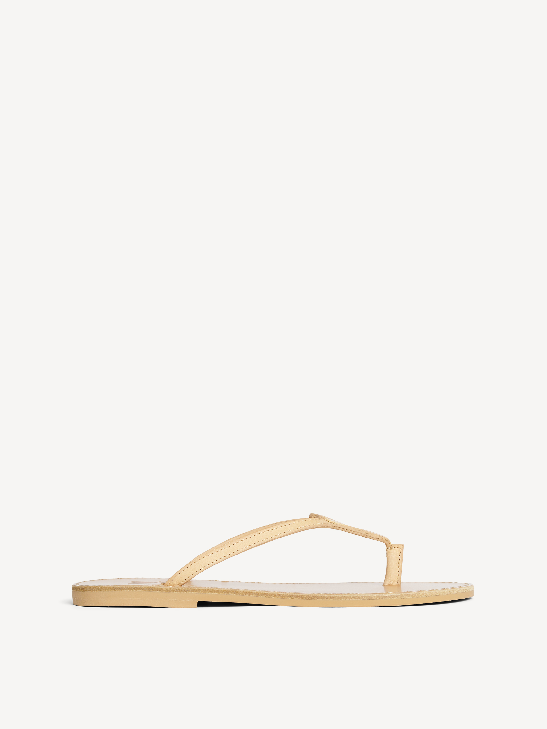 Shop By Malene Birger Lalla Leather Sandals In Tan