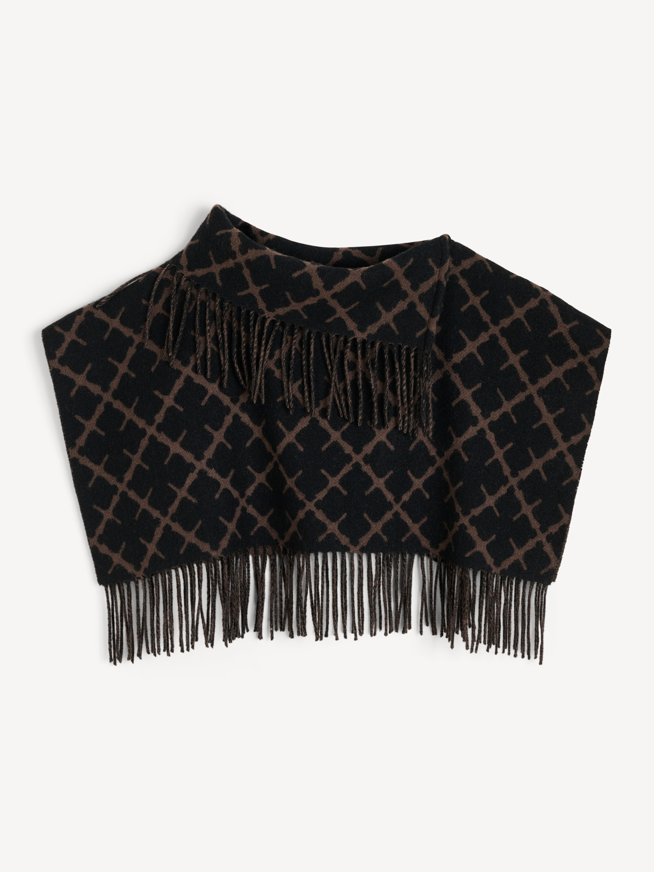 By Malene Birger Turtlos Wool Bib In Brown