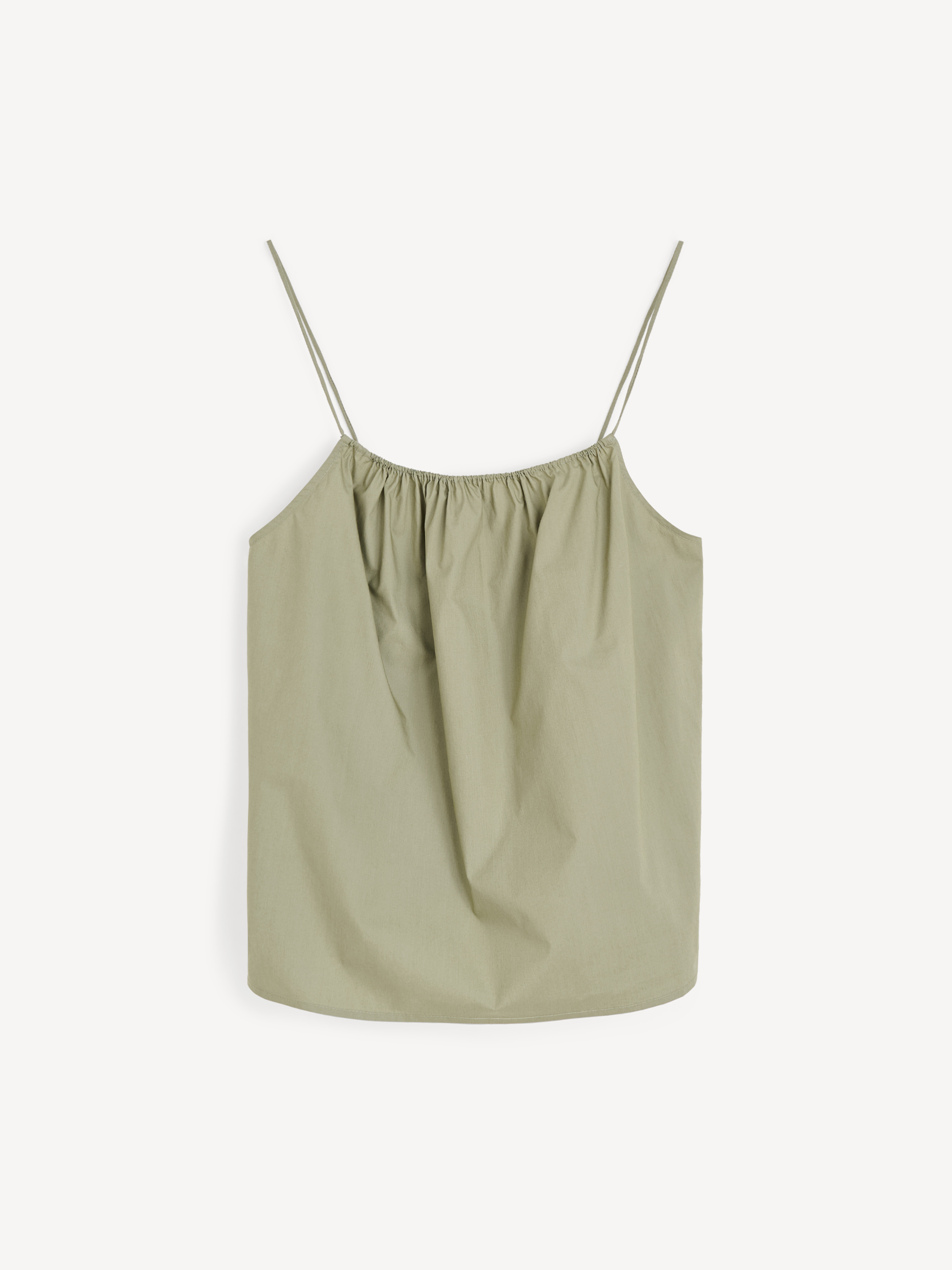 By Malene Birger Women's Deep Lichen Green Lannyla Organic Cotton Top Size 42