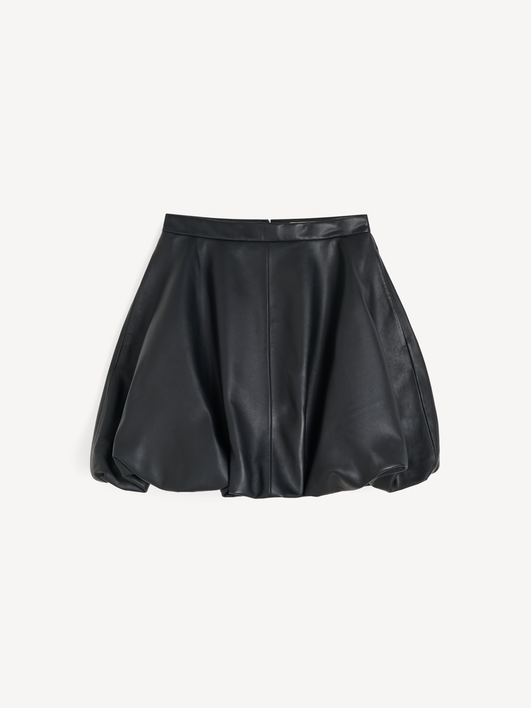 By Malene Birger Women's Black Exclusive: Brey Leather Mini Skirt Size 32