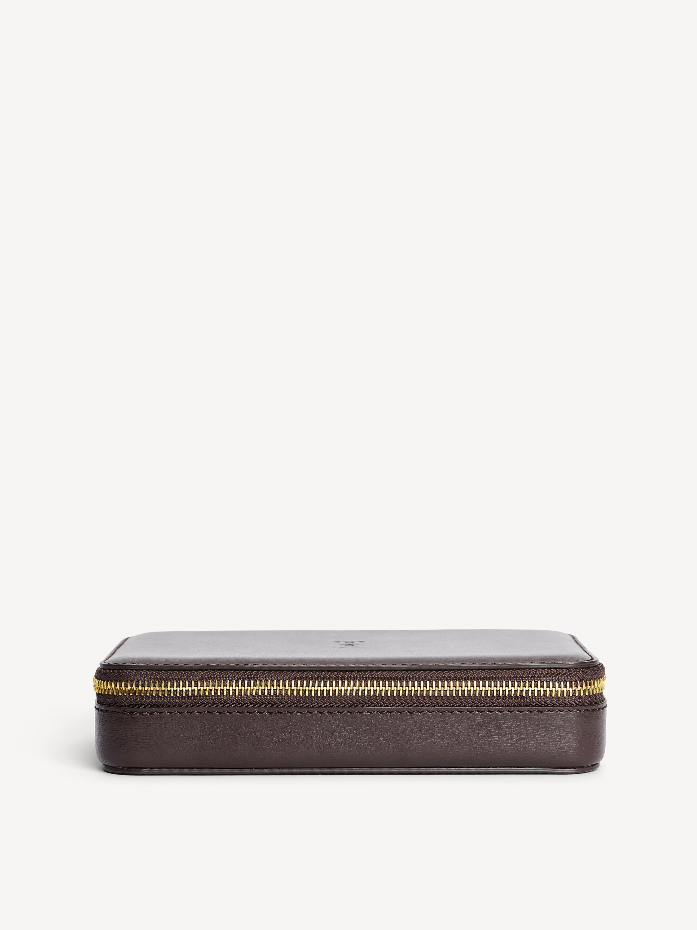 By Malene Birger Aya Cher Jewellery Case In Dark Brown