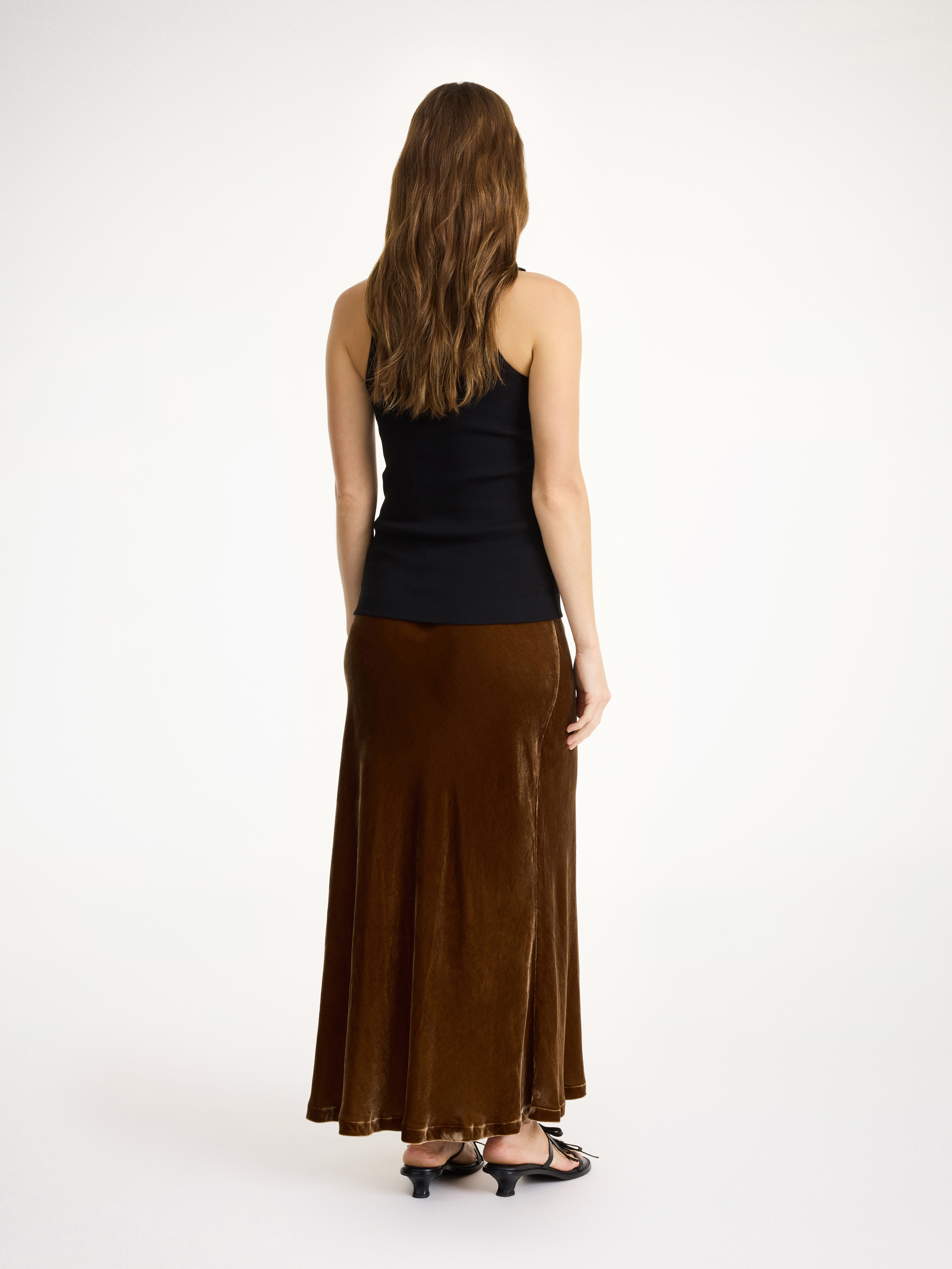 By Malene Birger Boshan Midi Skirt In Bison