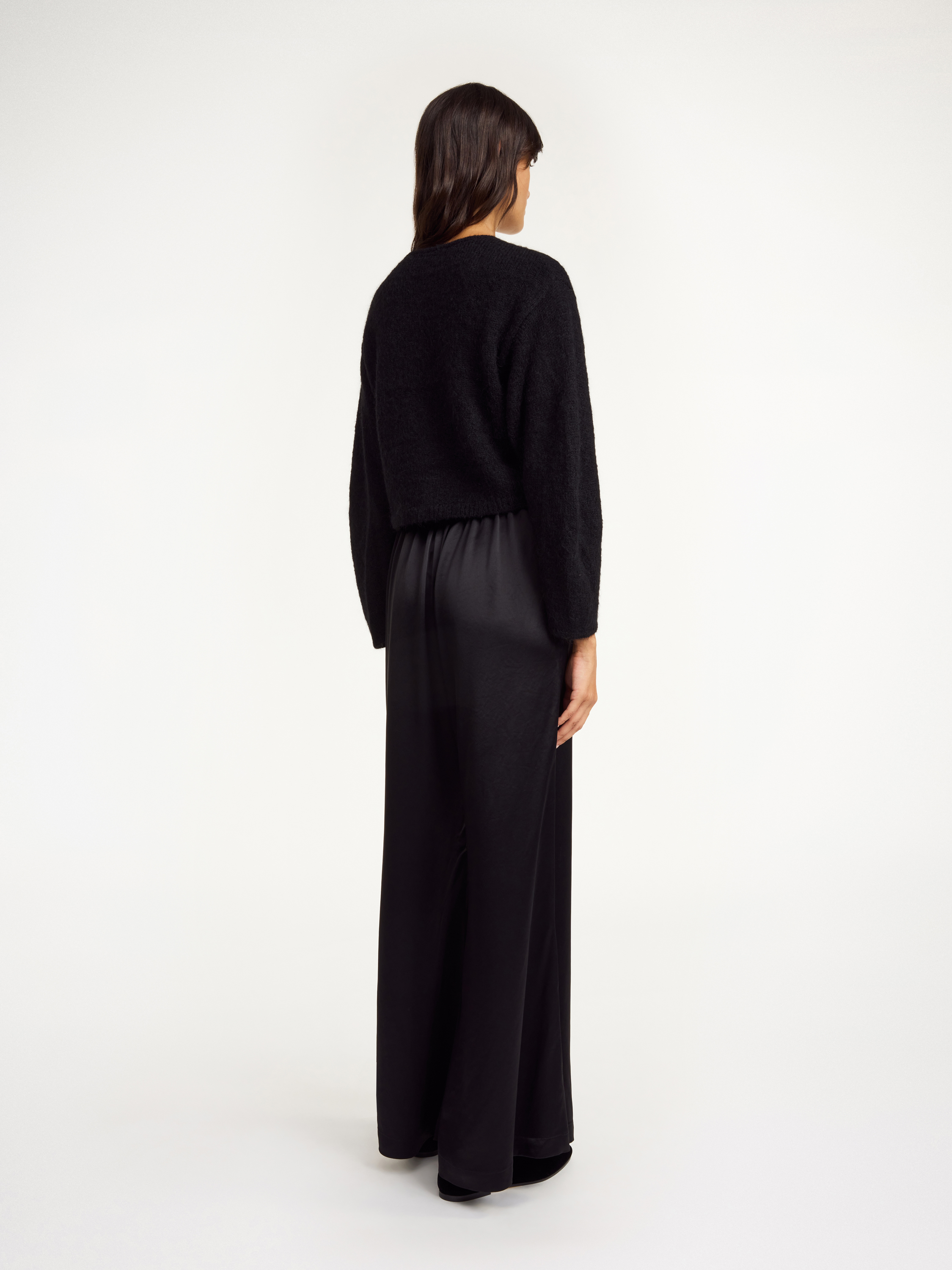 By Malene Birger Zharea Wool-blend Cardigan In Black