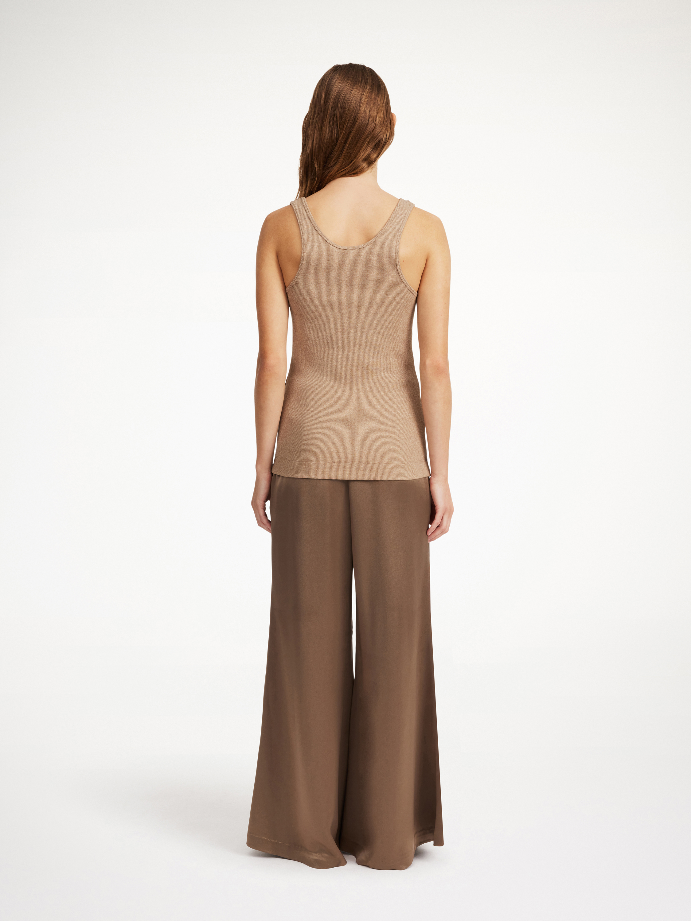 By Malene Birger Lucee Flared Trousers In Shitake