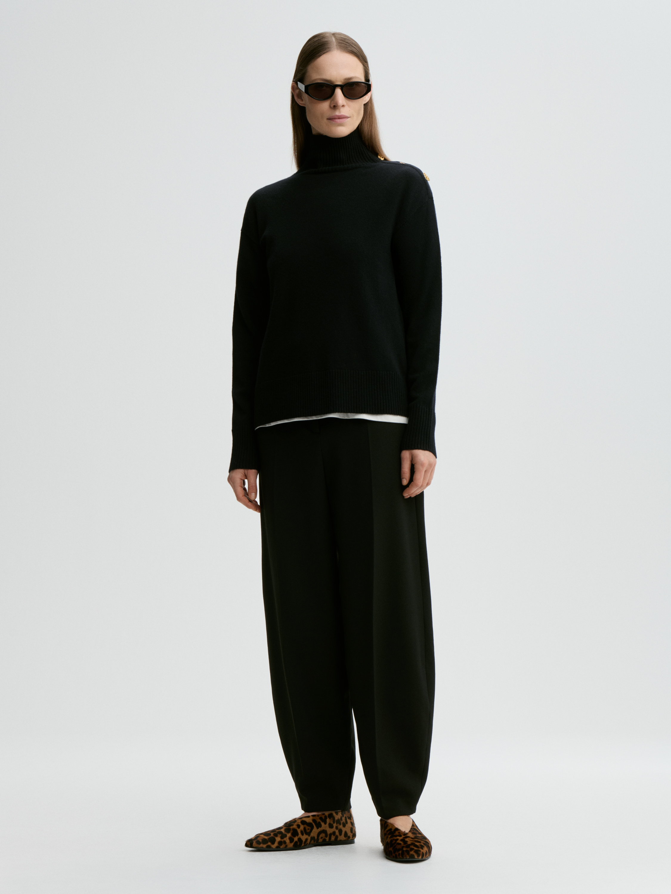 By Malene Birger Vanille Wool Sweater In Black