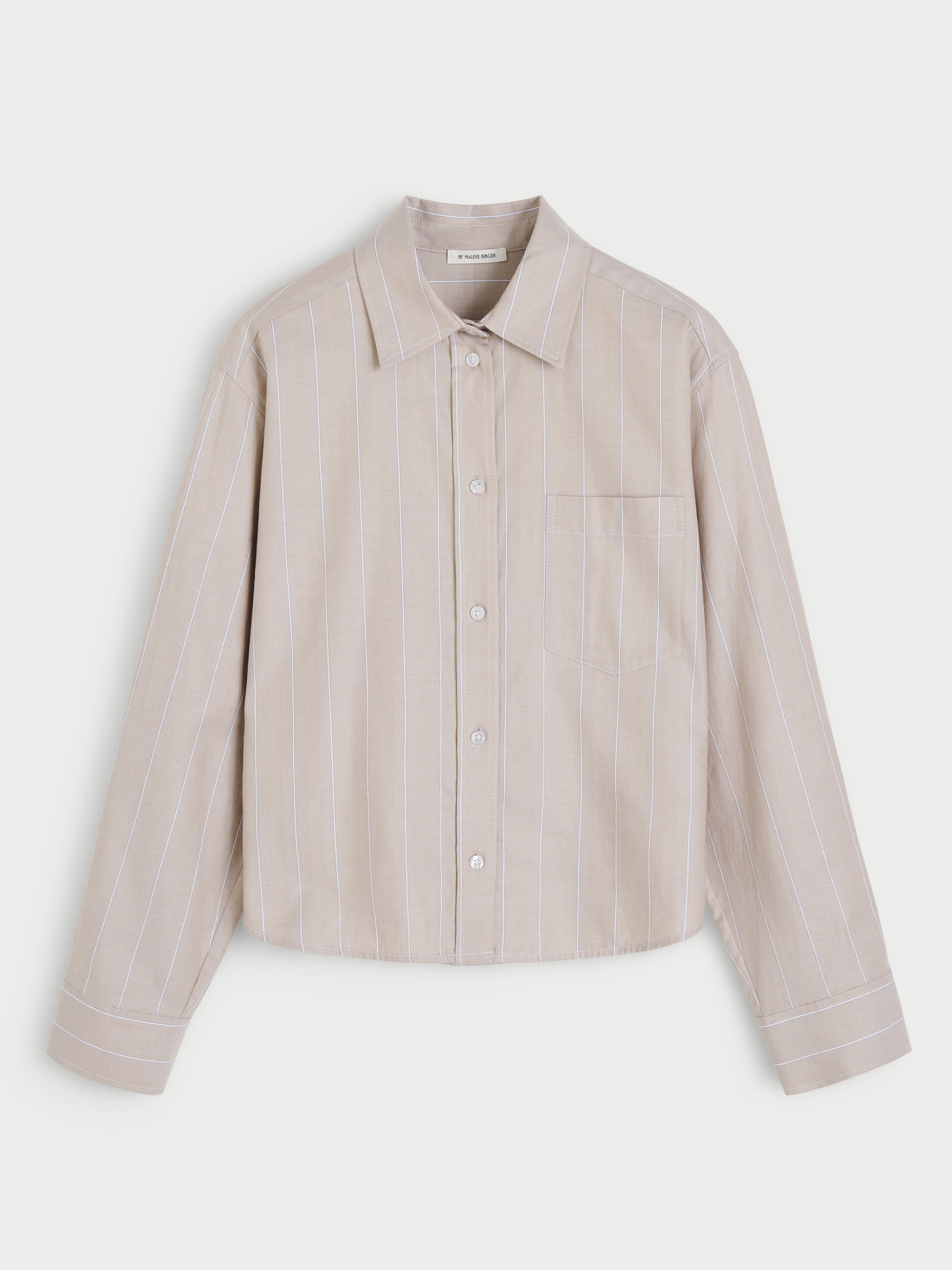 Audrey Cropped Organic Cotton Shirt