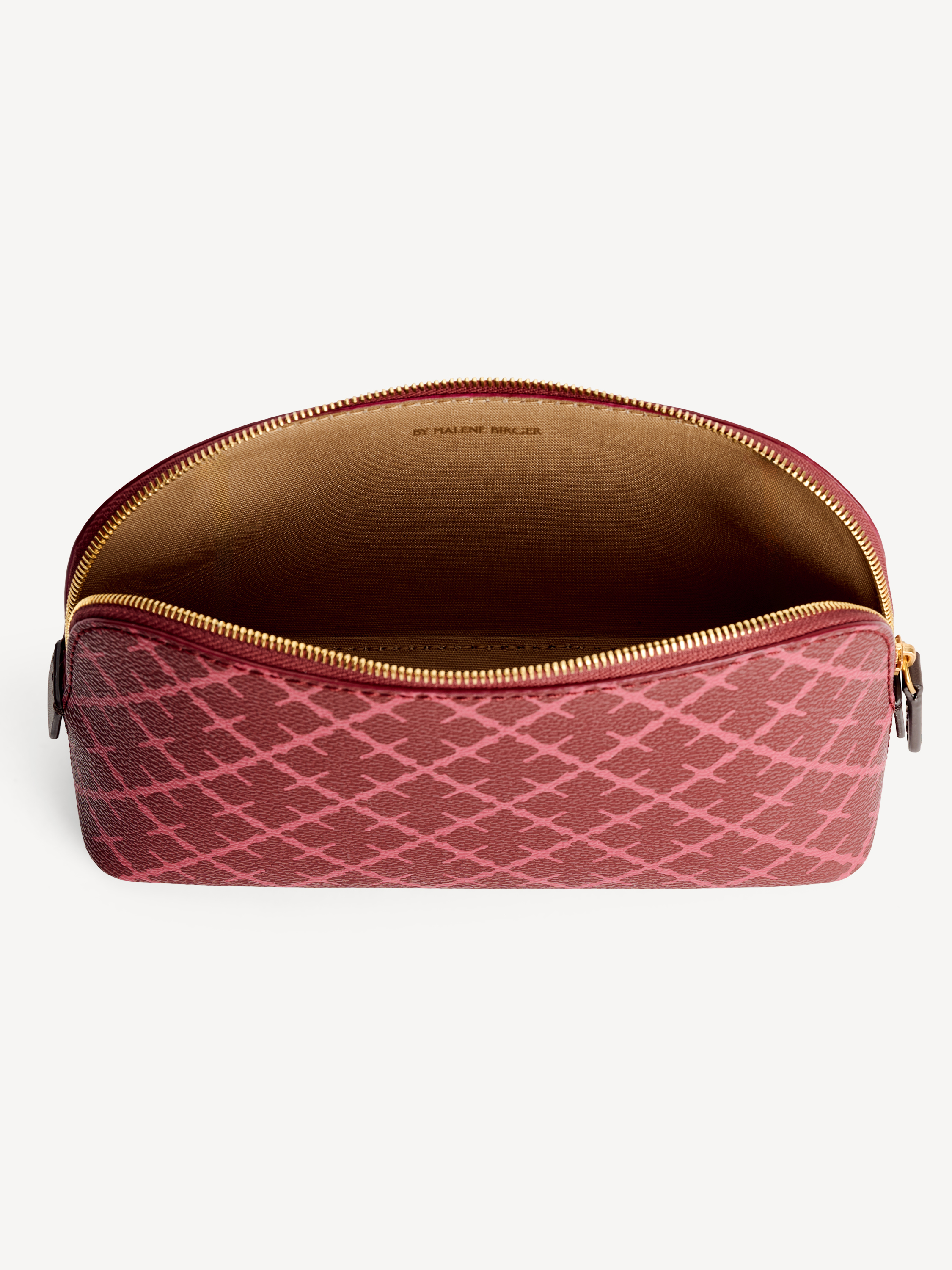 By Malene Birger Bae Small Cosmetics Case In Burgundy