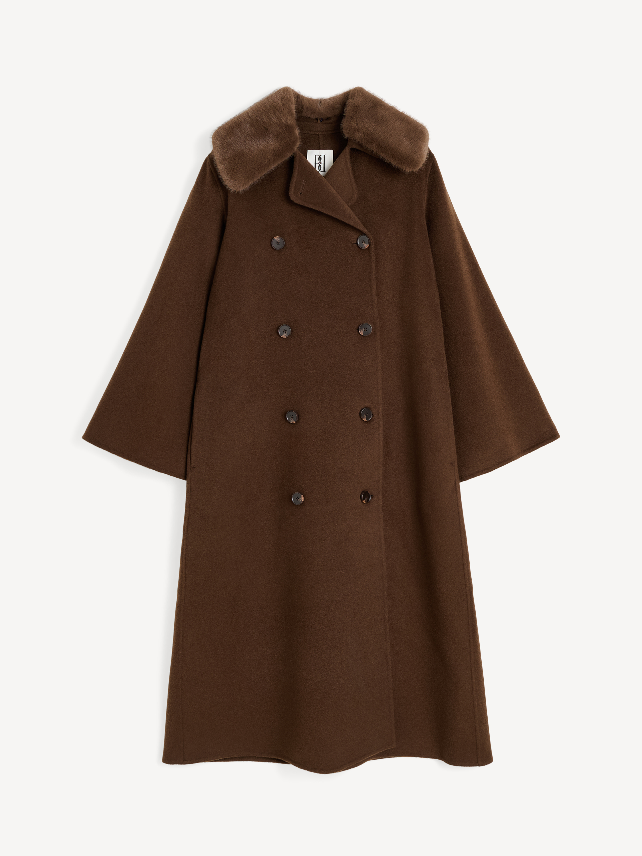 By Malene Birger Darcy Wool Coat In Brown