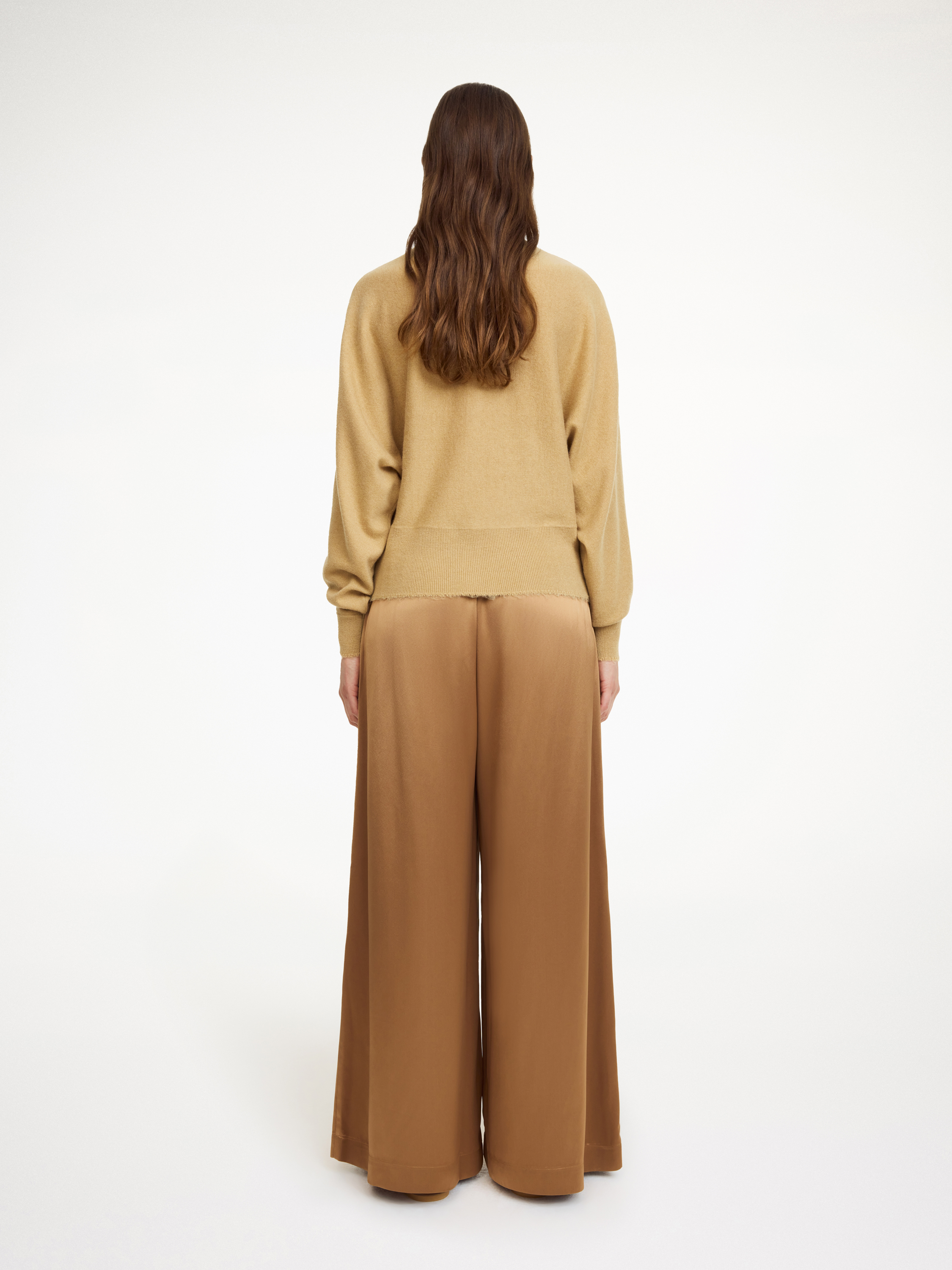 Shop By Malene Birger Sao Wool Cardigan In Cornstalk