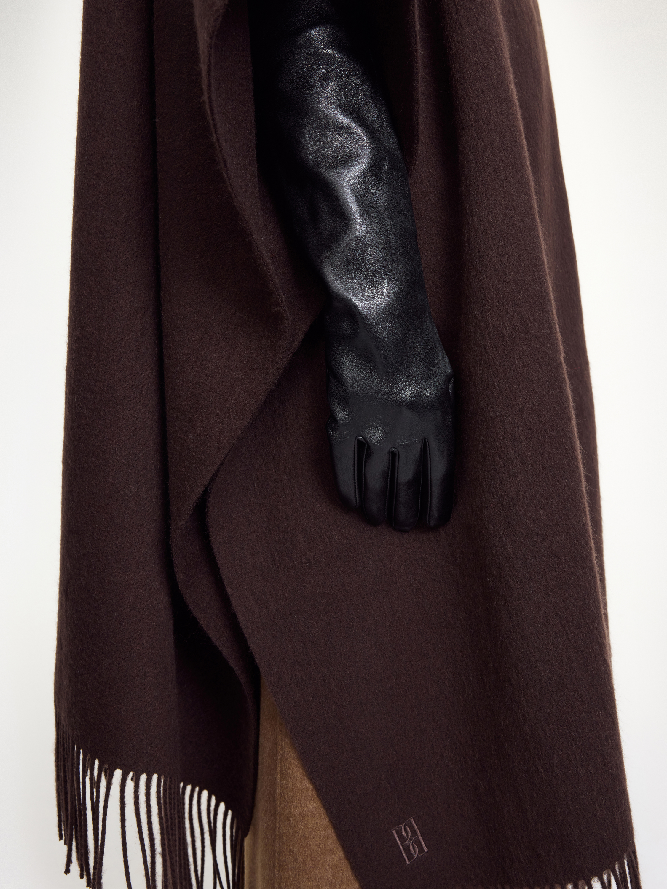 By Malene Birger Gemi Leather Gloves In Black