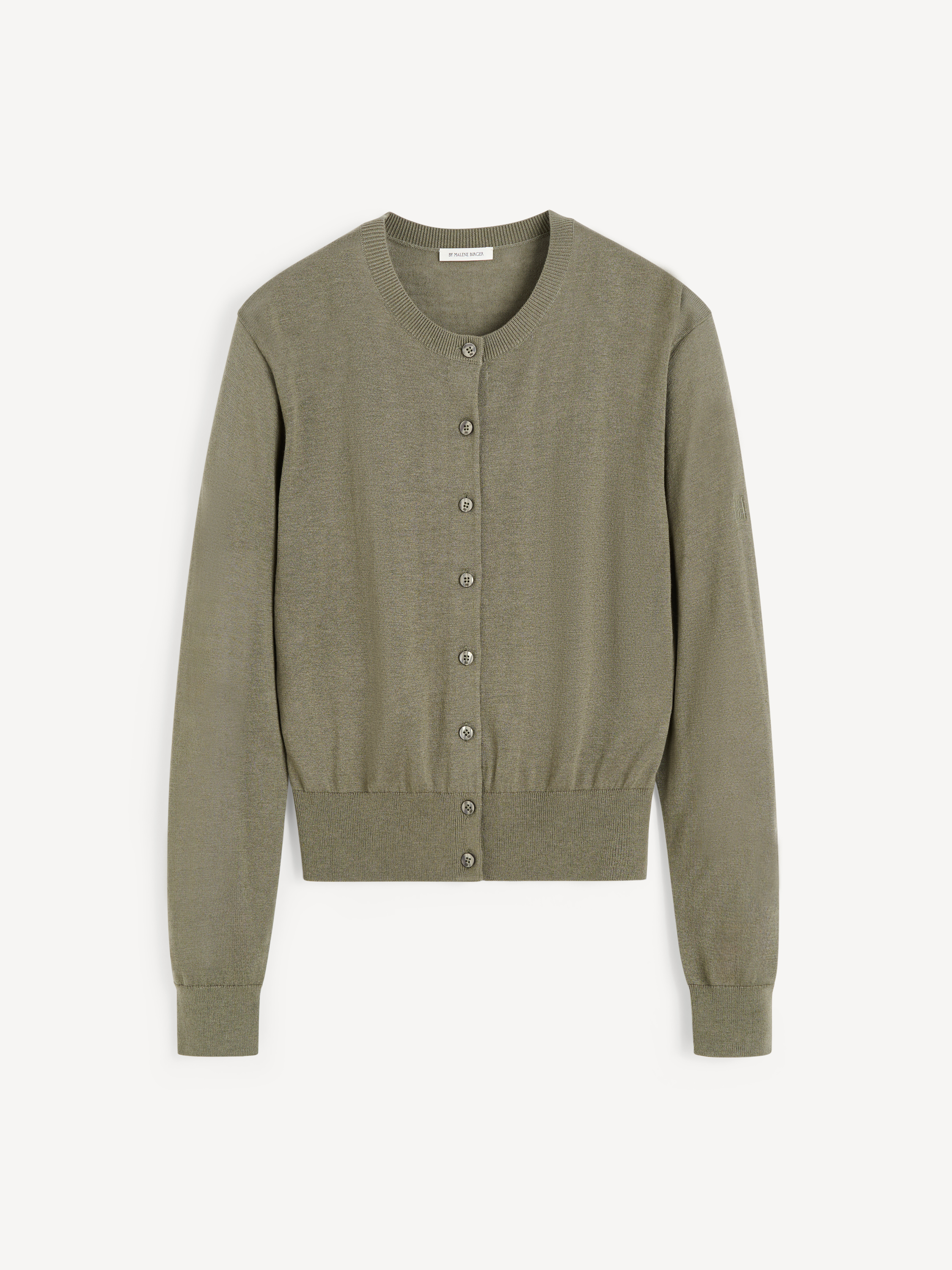 By Malene Birger Women's Deep Lichen Green Montie Cardigan Extra Small