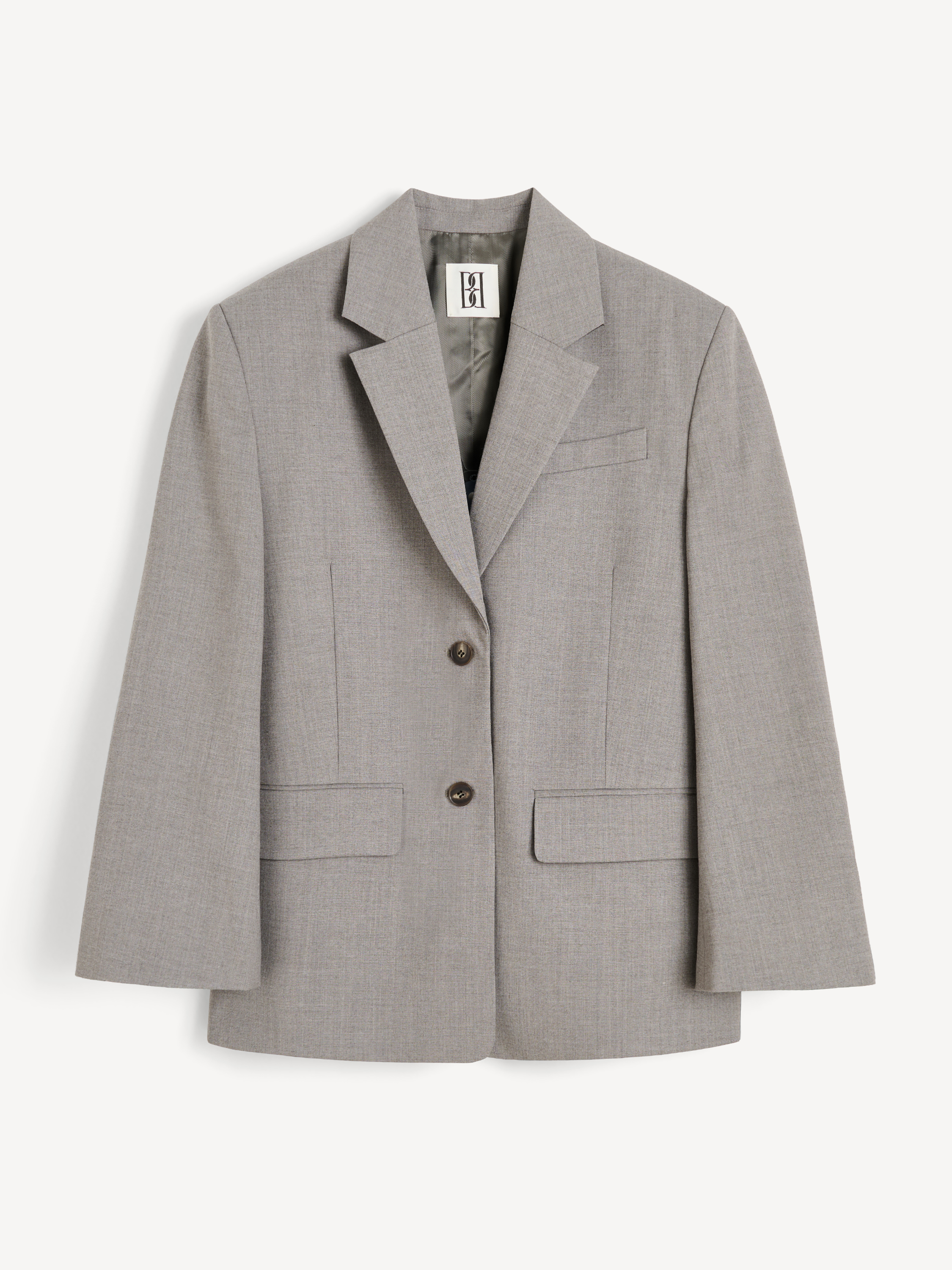 By Malene Birger Women's Brown Mel Liva Single-Breasted Blazer Size 32