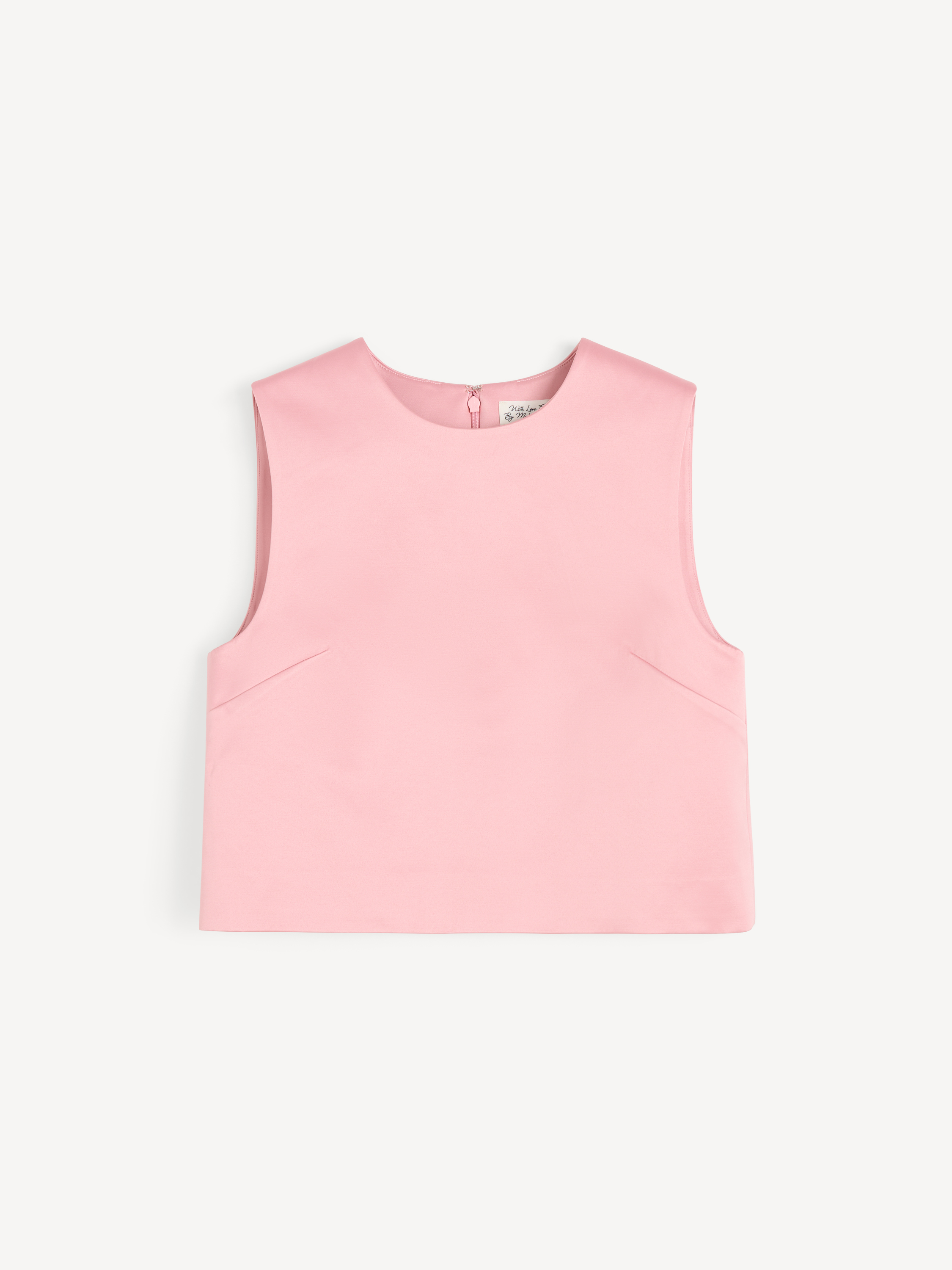 By Malene Birger Kvinno Pink Rose Exclusive: Valentina Satin Top Storlek 42