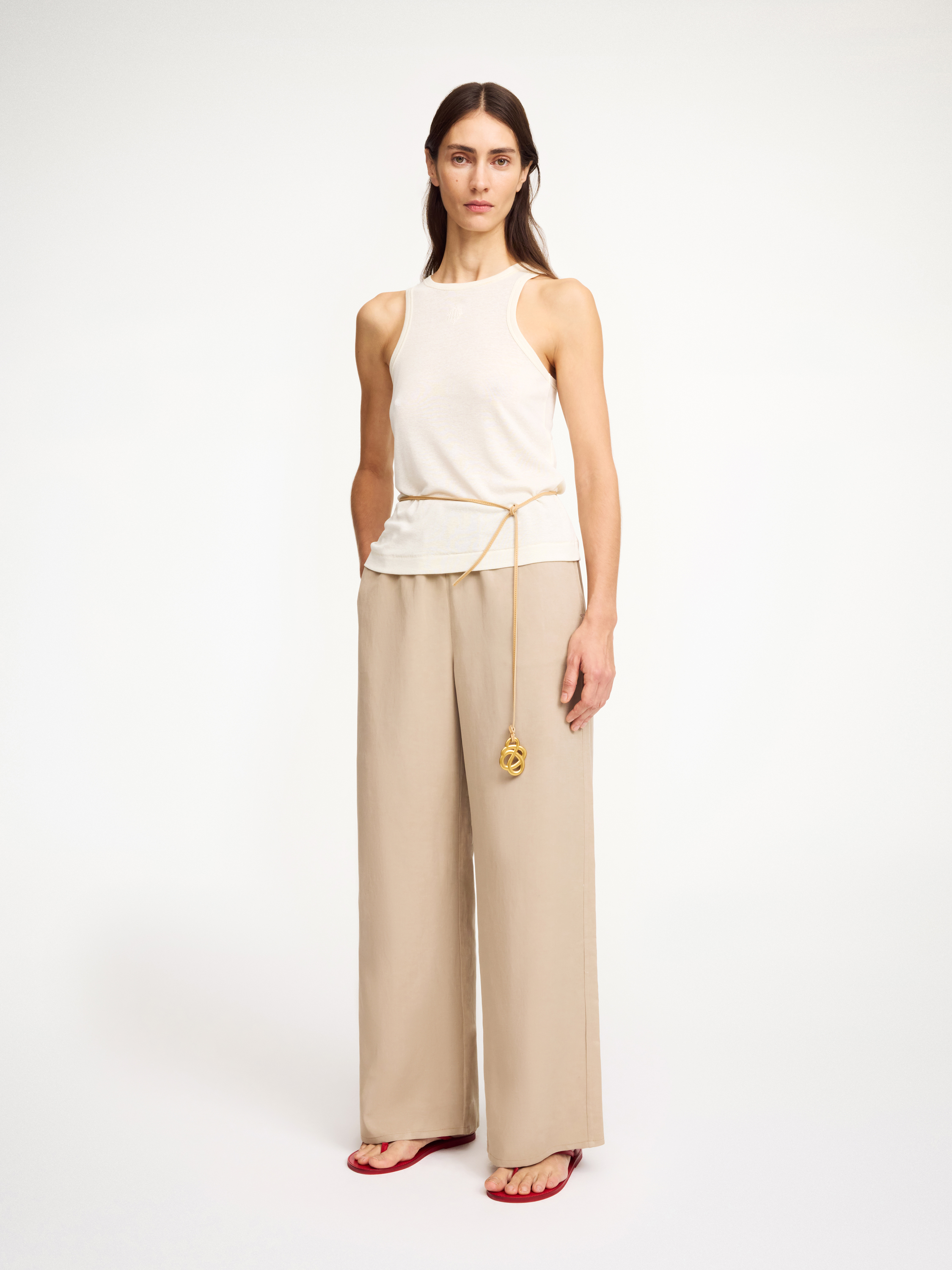 By Malene Birger Cabello Wide-leg Trousers