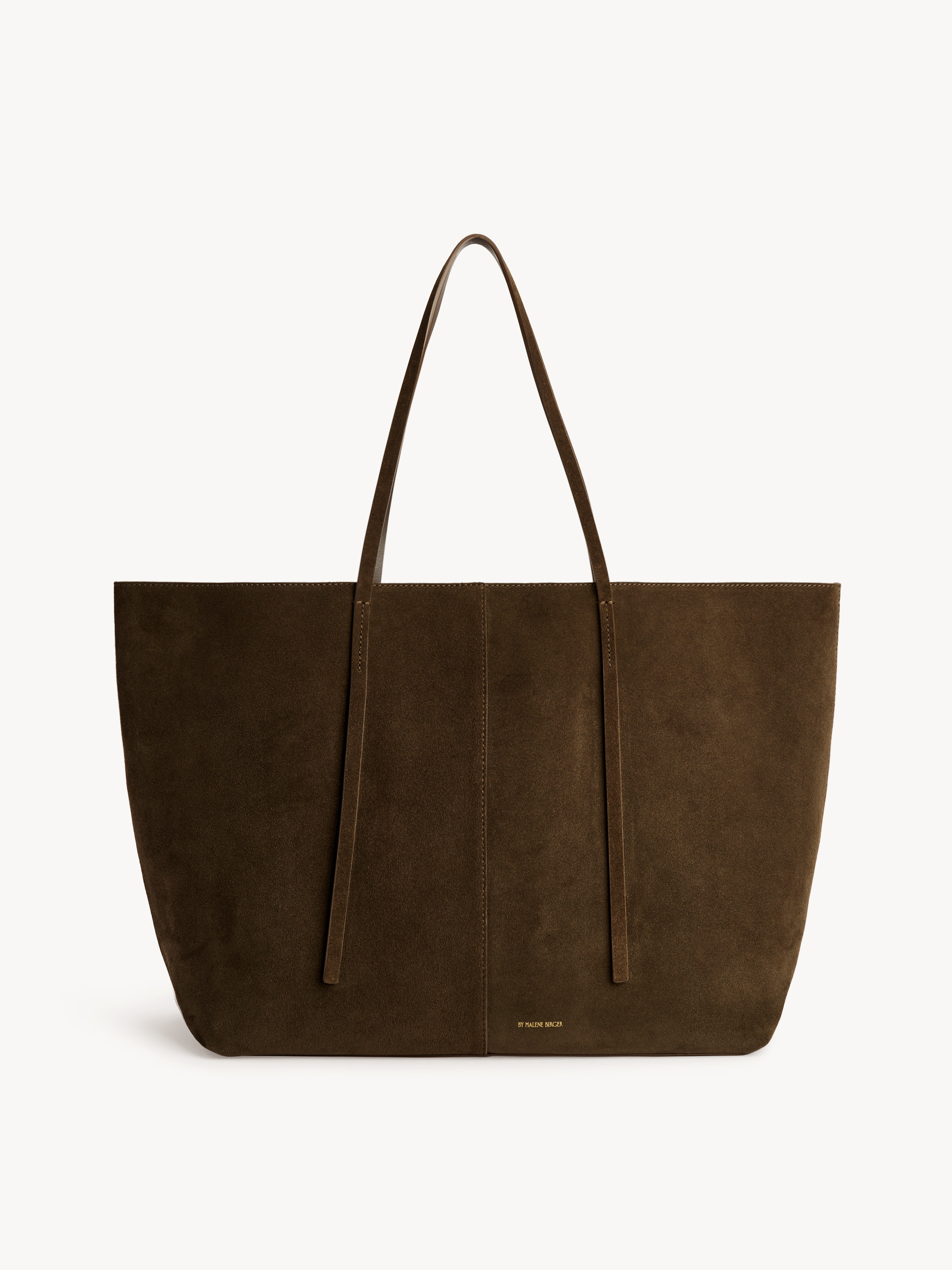 By Malene Birger Abilla Suede Tote Bag In Brown