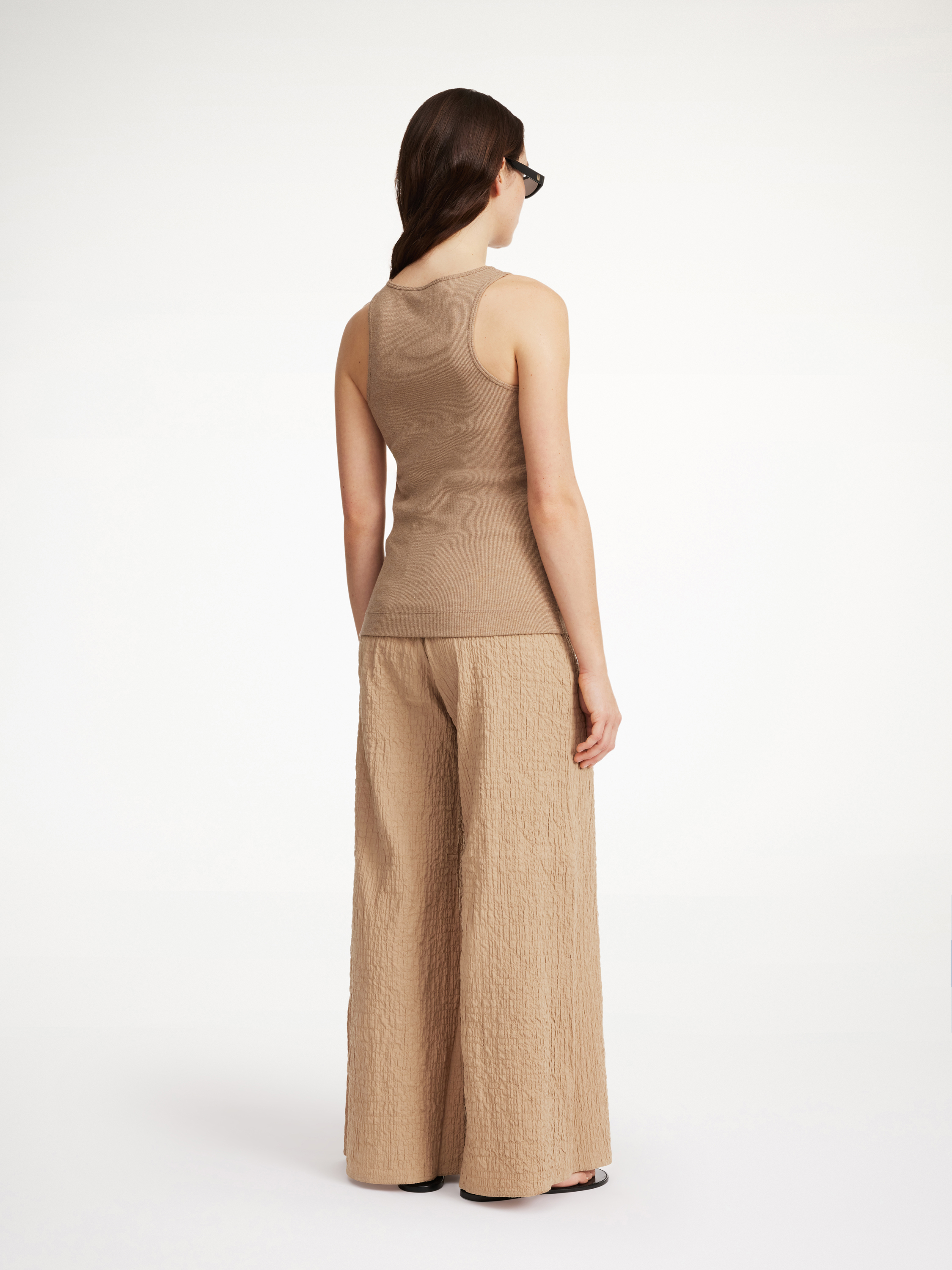 By Malene Birger Campine Wide-leg Trousers In Tannin