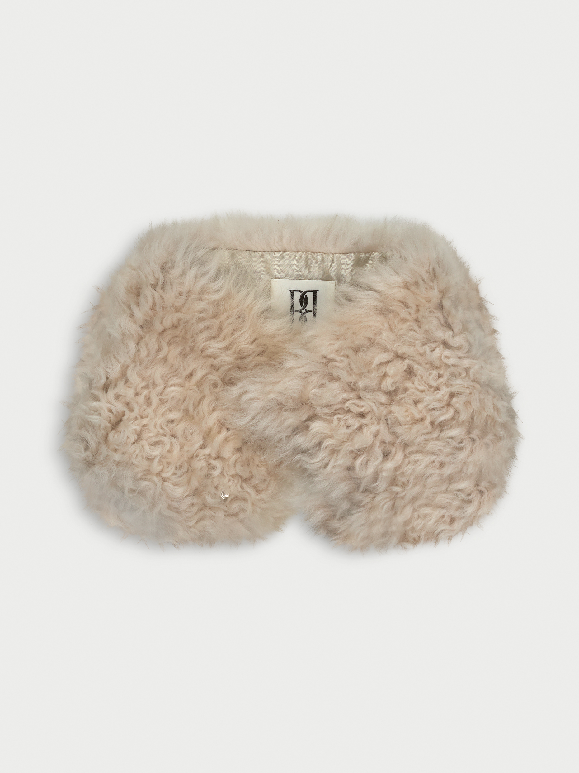 By Malene Birger Giada Shearling Collar In Soft White