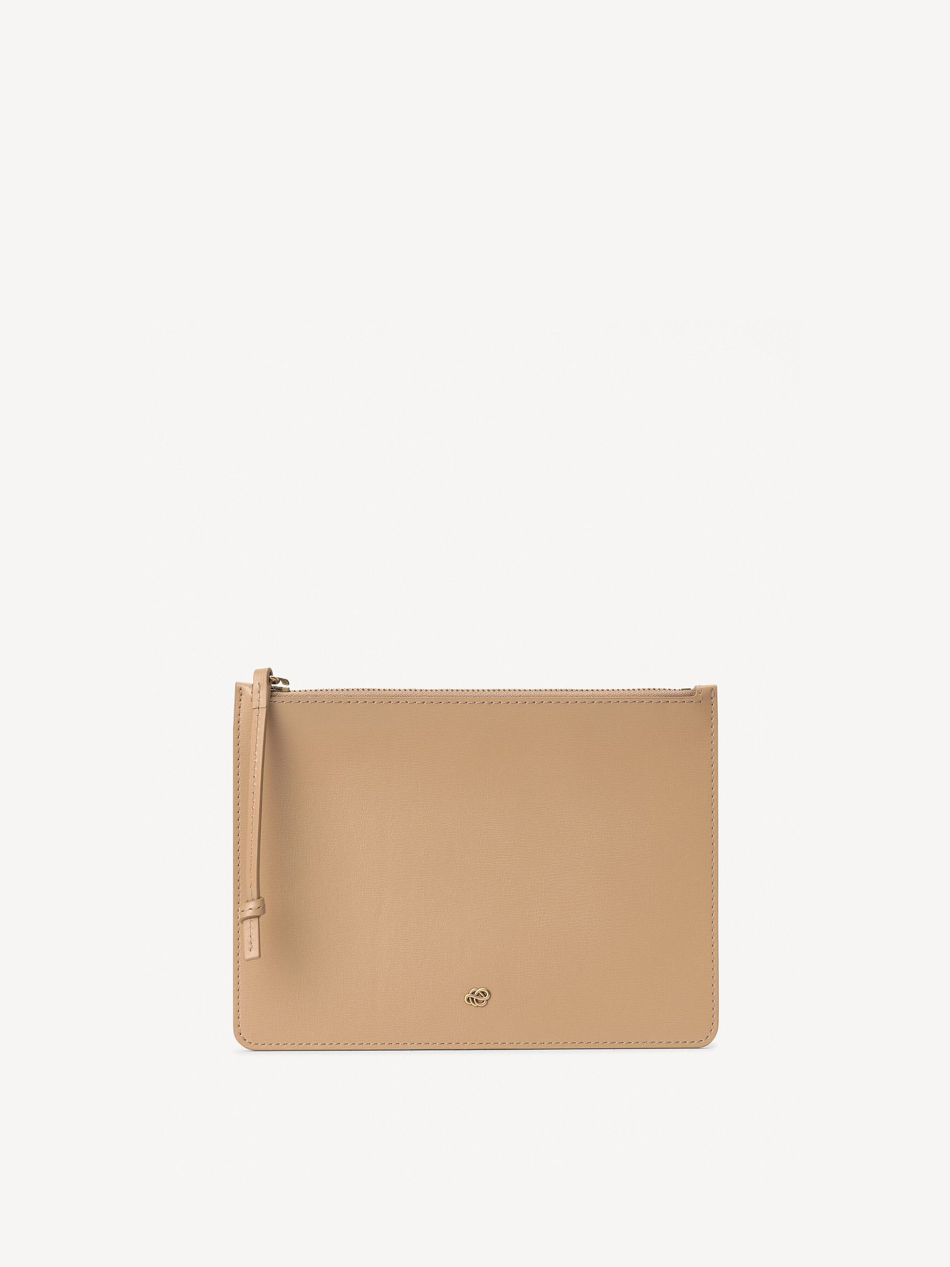 By Malene Birger Aya Leather Purse In Sand