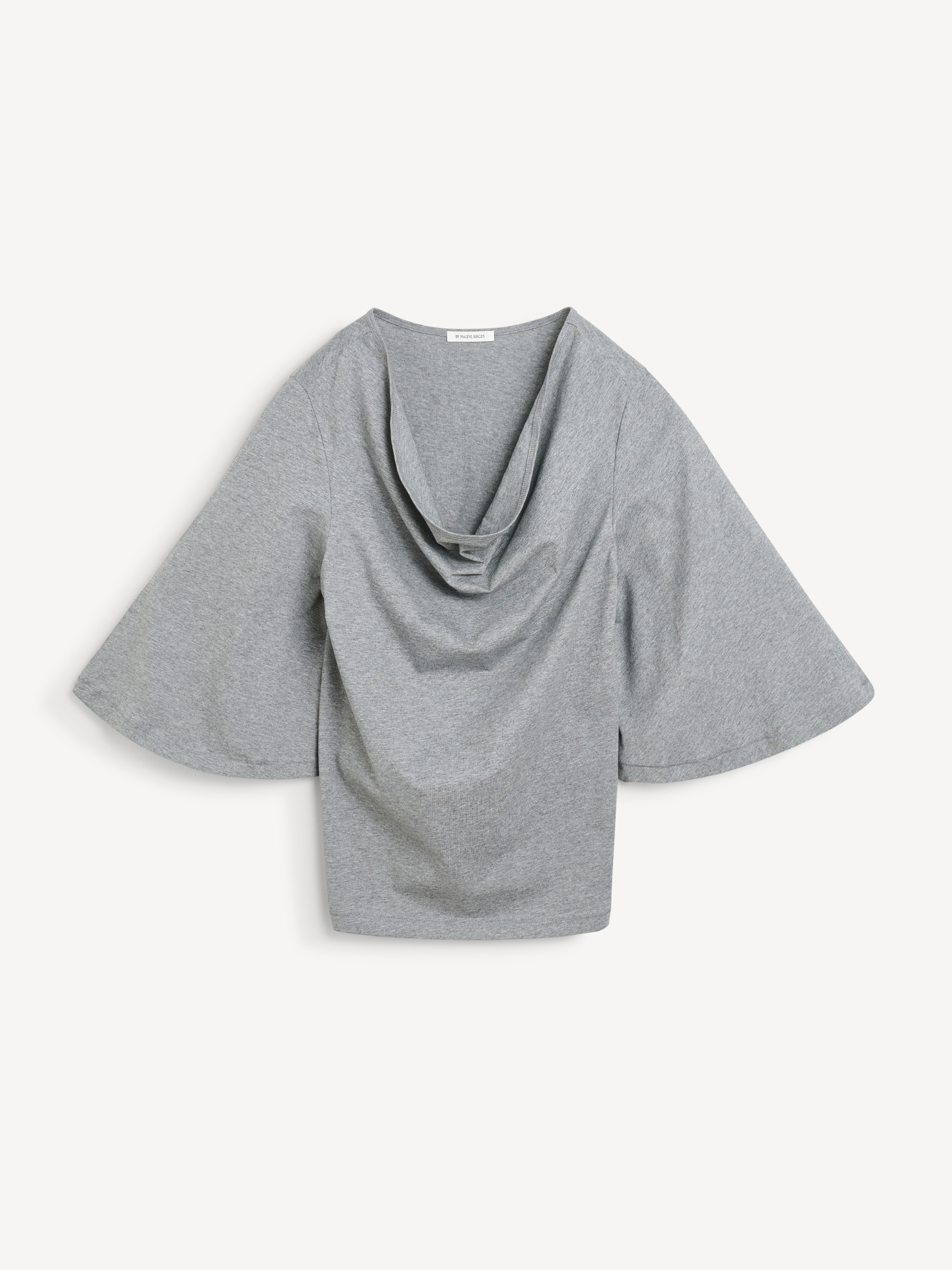 By Malene Birger Bryar Organic Cotton T-shirt In Grey Melange