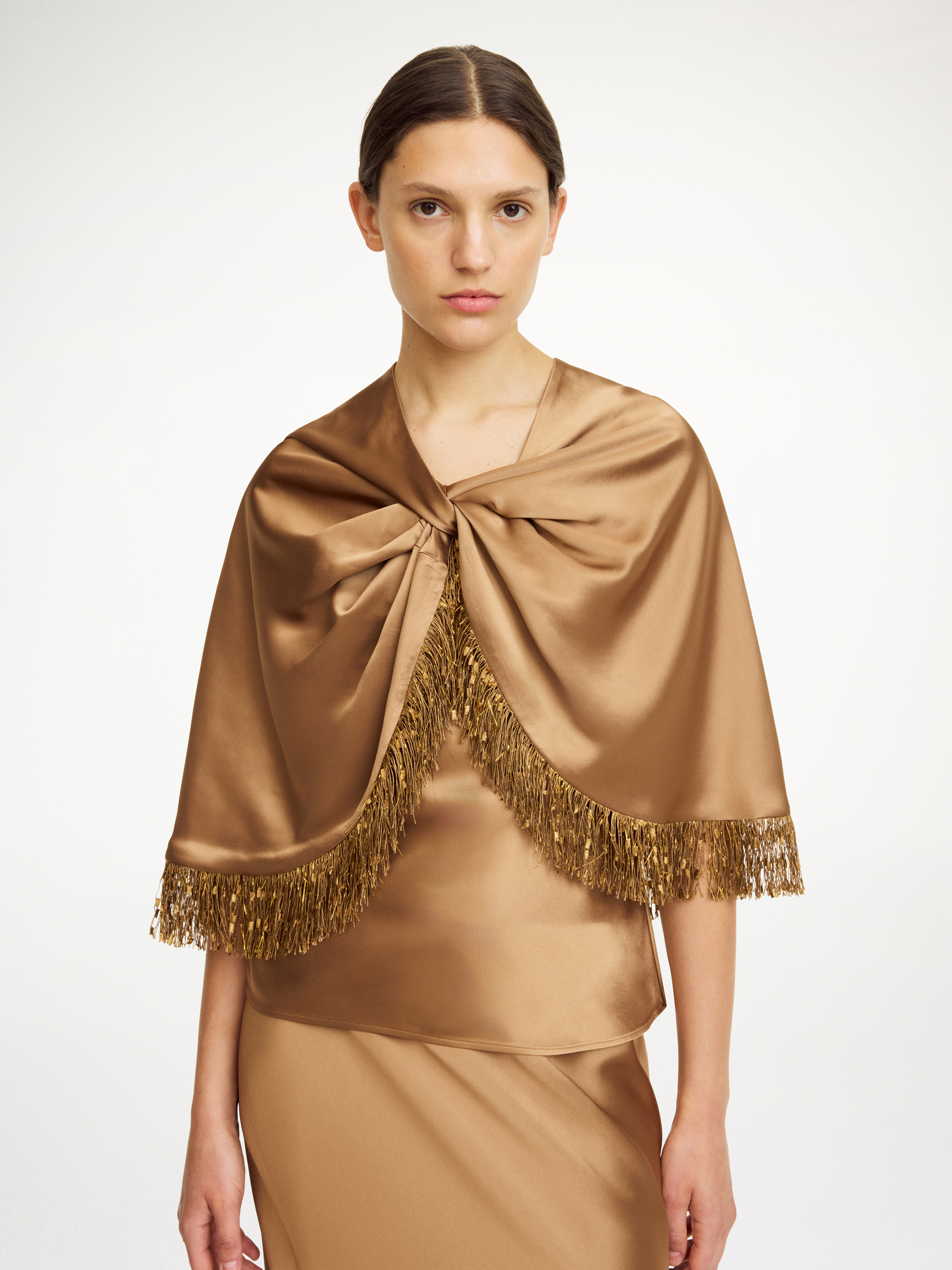 By Malene Birger Pinlo Cape In Toasted Coconut